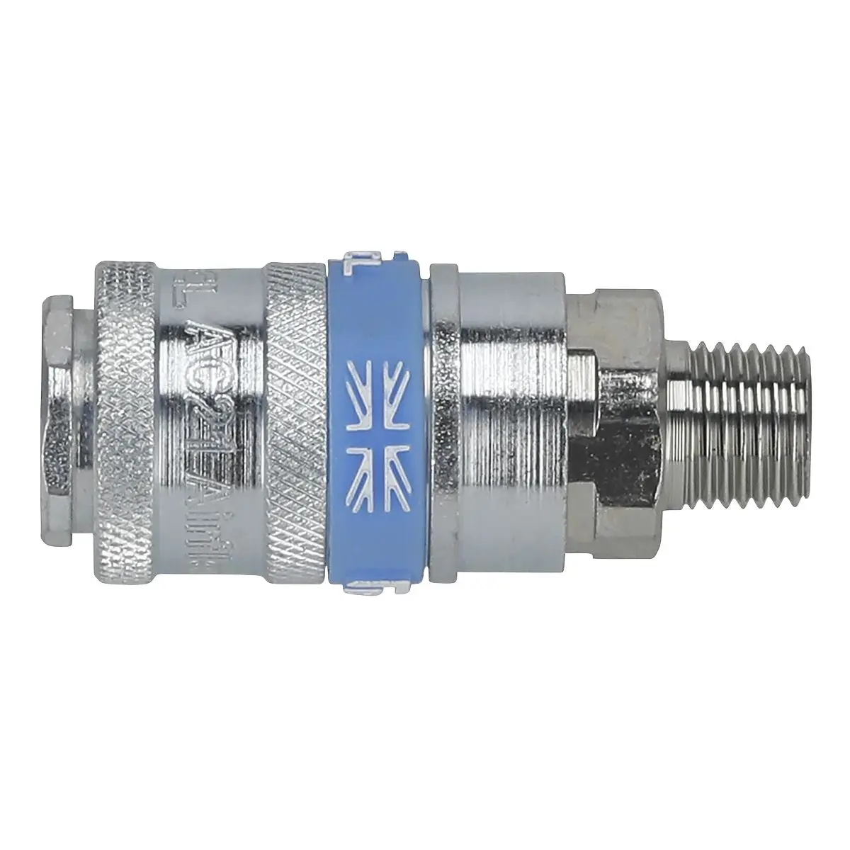 Sealey 1/4" BSPT Male Quick Coupler Air Line Fitting Connector Compressor - Image 2