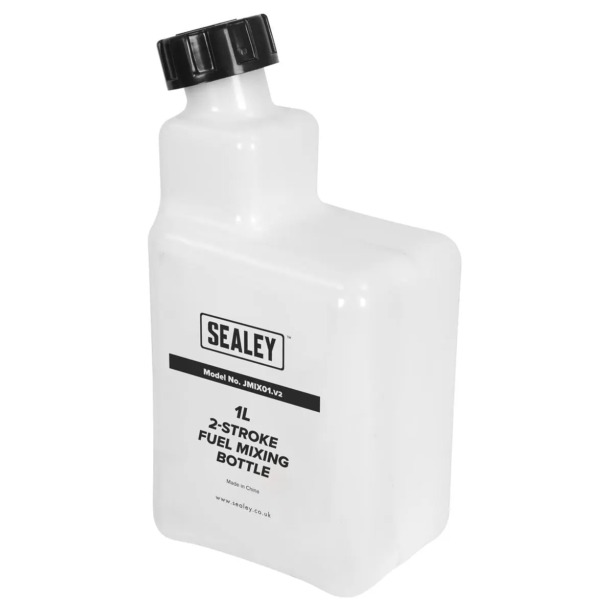 Sealey 1 Litre 2 Stroke Petrol/Fuel Mixing Bottle Engine Oil Ratios Car Motorbike - Image 2