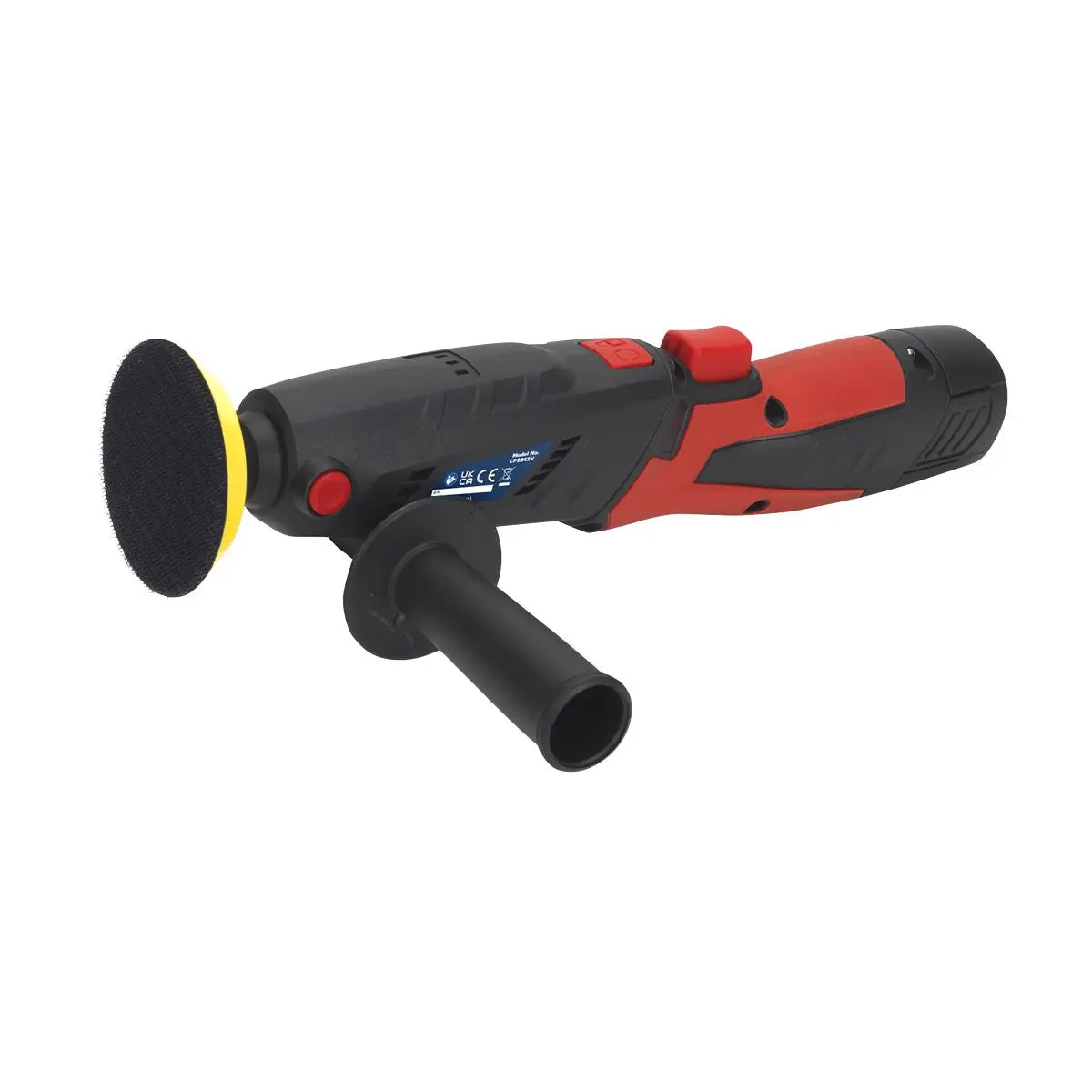 Sealey Cordless Mini Sander Polisher Kit 75mm 12V Lithium-ion - Image 7
