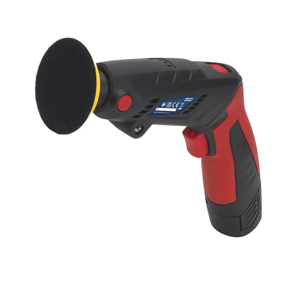 Sealey Cordless Mini Sander Polisher Kit 75mm 12V Lithium-ion - Image 9