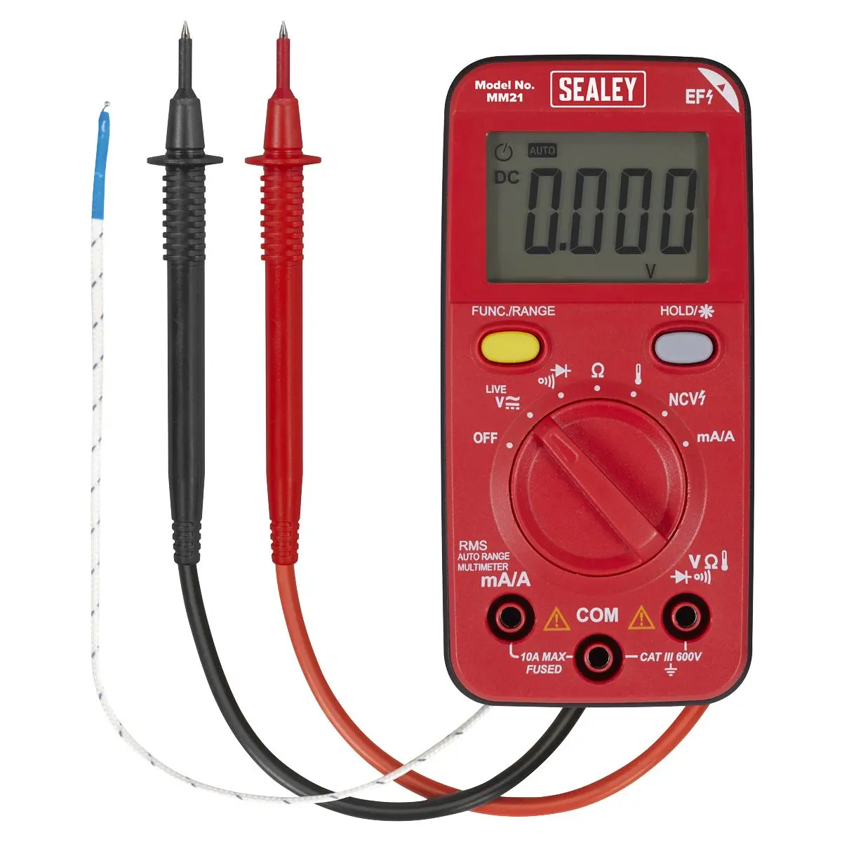 Sealey 10-Function Professional Auto-Ranging Digital Multimeter - Image 3