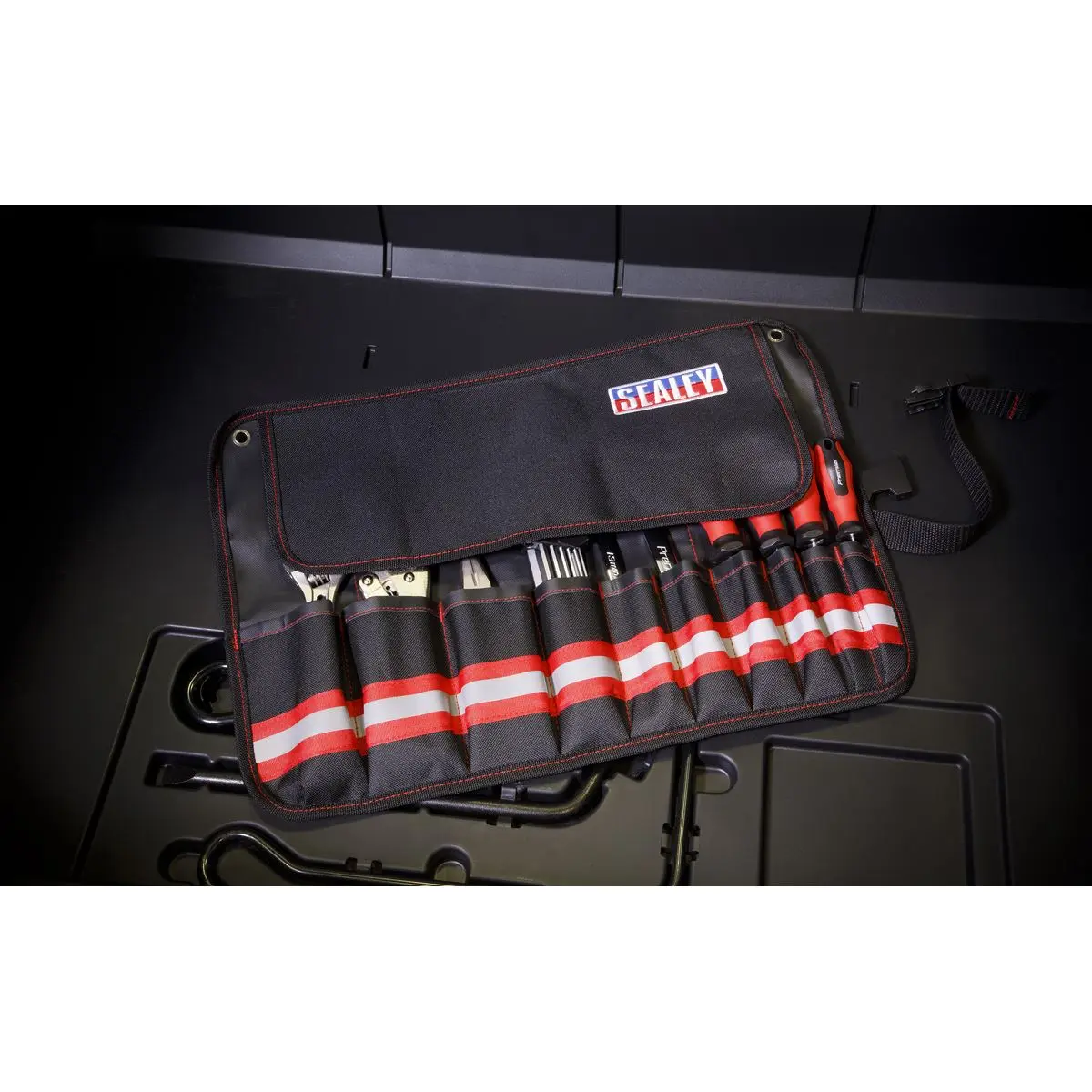 Sealey Tool Roll 10-Pocket - Image 5