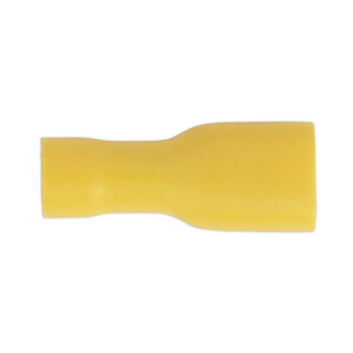 Sealey 100 Pack 6.3mm Yellow Fully Insulated Female Terminal