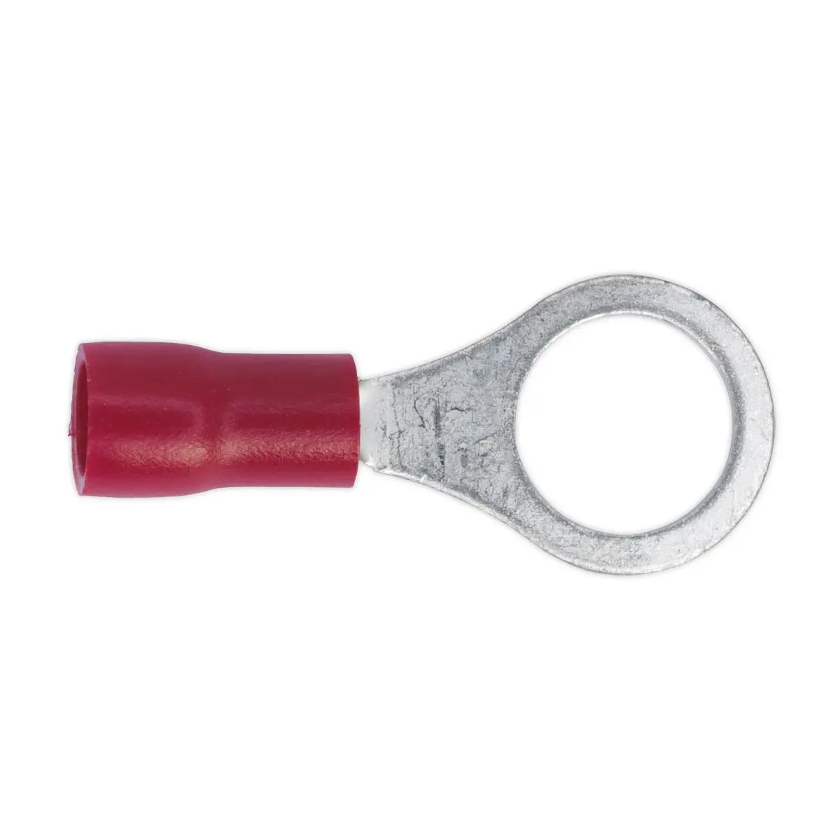 Sealey 100 Pack 8.4mm (5/16") Red Easy Entry Ring Terminal