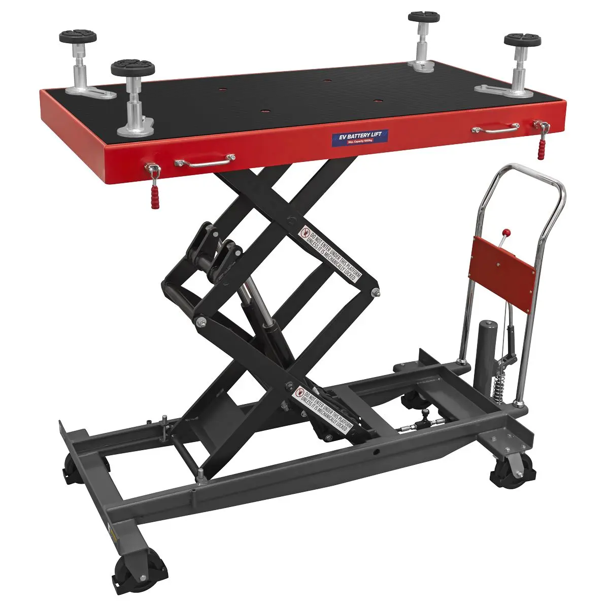 Sealey 1000kg Capacity EV Battery Lift/Hydraulic Platform Truck High Lift - Image 10