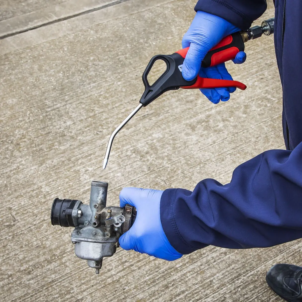 Sealey Air Blow Gun 110mm with 1/4"BSP Air Inlet - Image 5