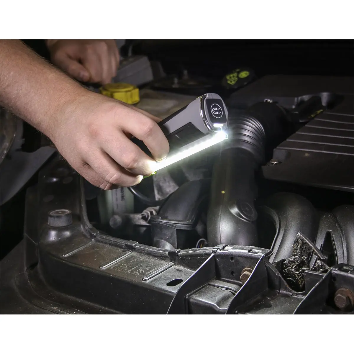 Sealey 12 SMD LED + 1W LED Rechargeable Slim Inspection Lamp Magnetic Base 400 Lumens - Image 11