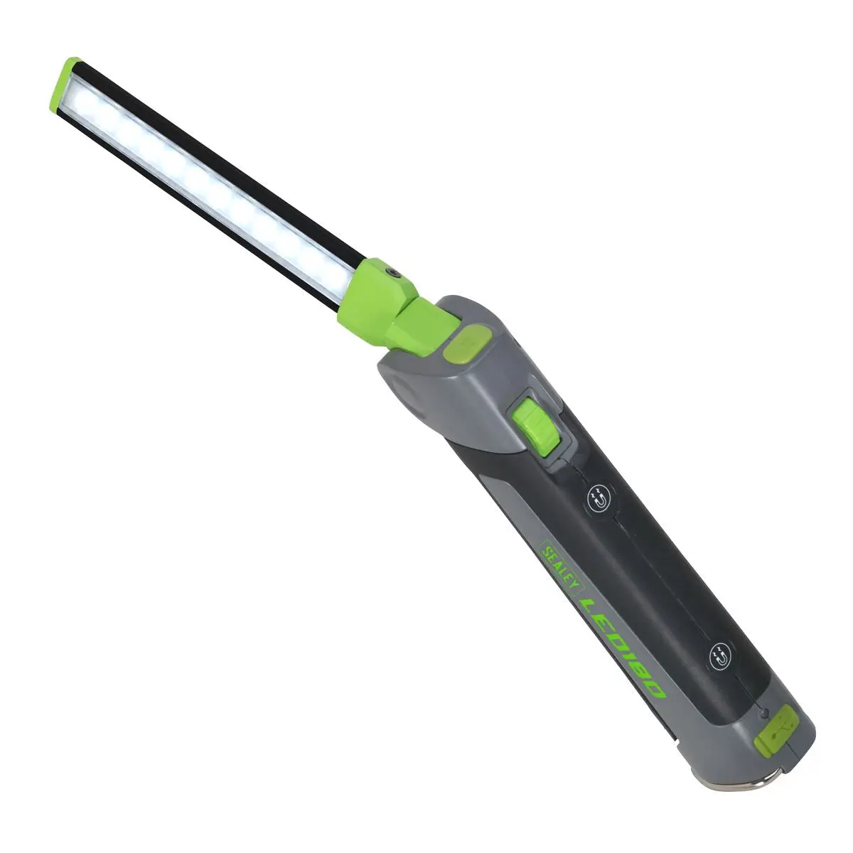 Sealey 12 SMD LED + 1W LED Rechargeable Slim Inspection Lamp Magnetic Base 400 Lumens - Image 17