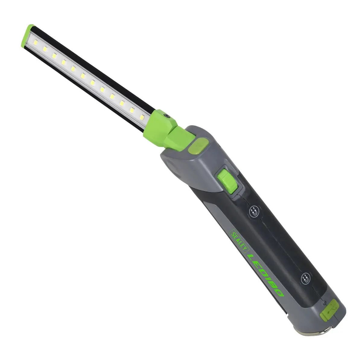 Sealey 12 SMD LED + 1W LED Rechargeable Slim Inspection Lamp Magnetic Base 400 Lumens - Image 6