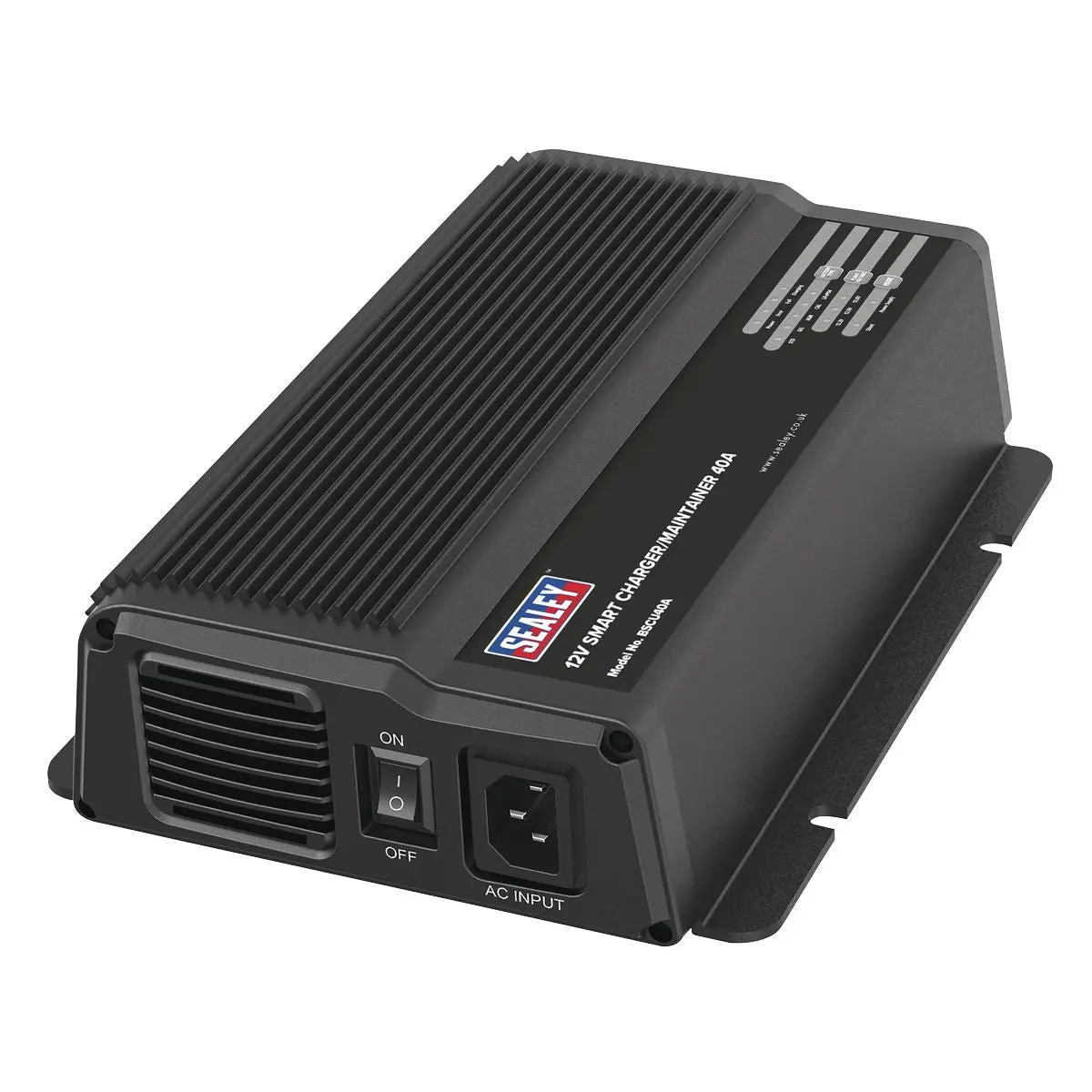 Sealey 12V Battery Smart Charger/Maintainer 40A - Image 2