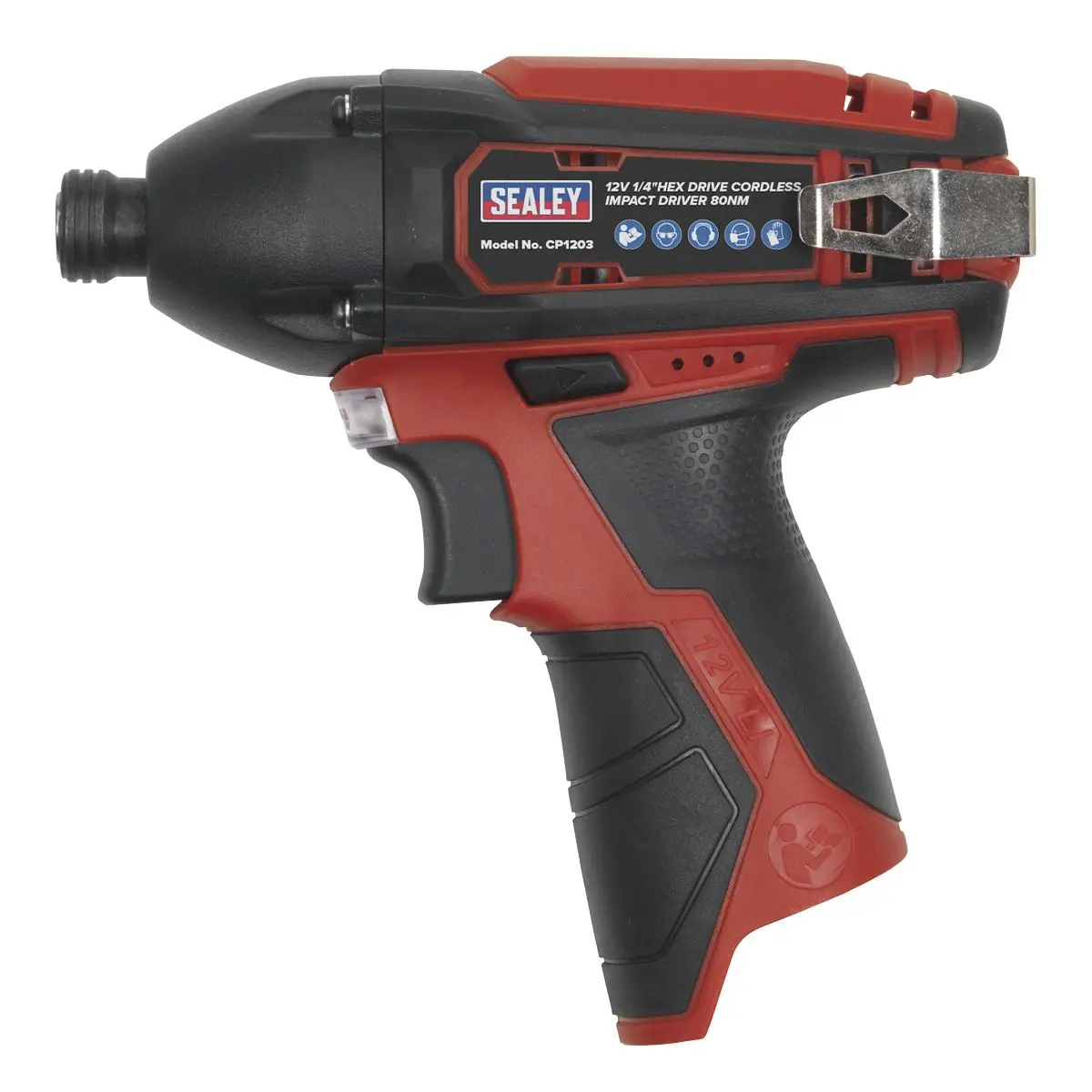 Sealey Cordless Impact Driver 1/4"Hex Drive 12V SV12 Series - Body Only - Image 7