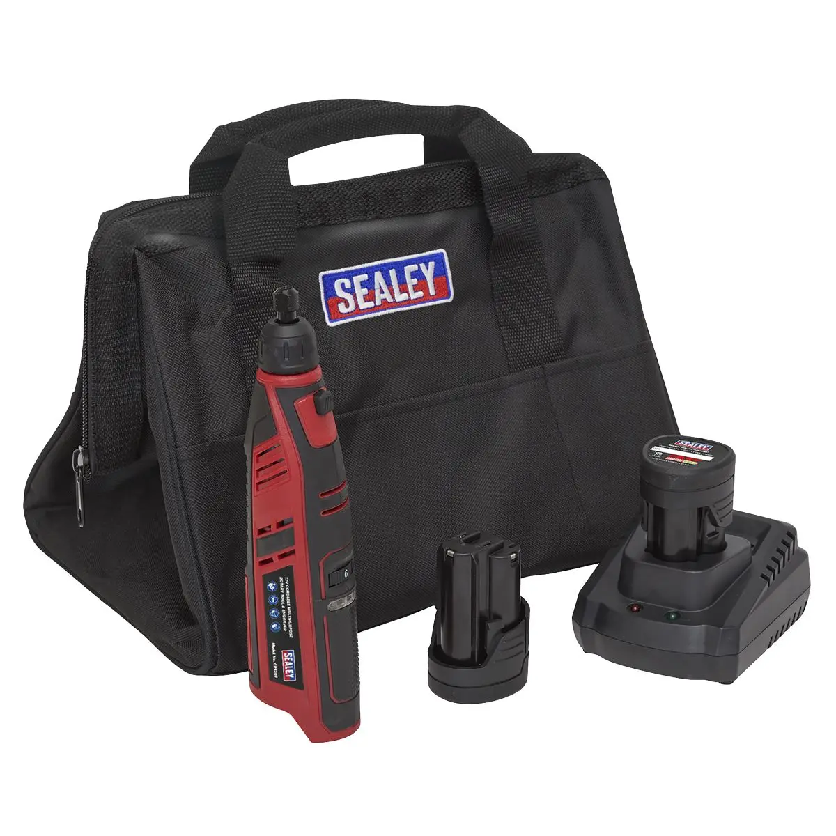 Sealey Cordless Rotary Tool & Engraver Kit 49pc 12V SV12 Series - 2 Batteries - Image 4
