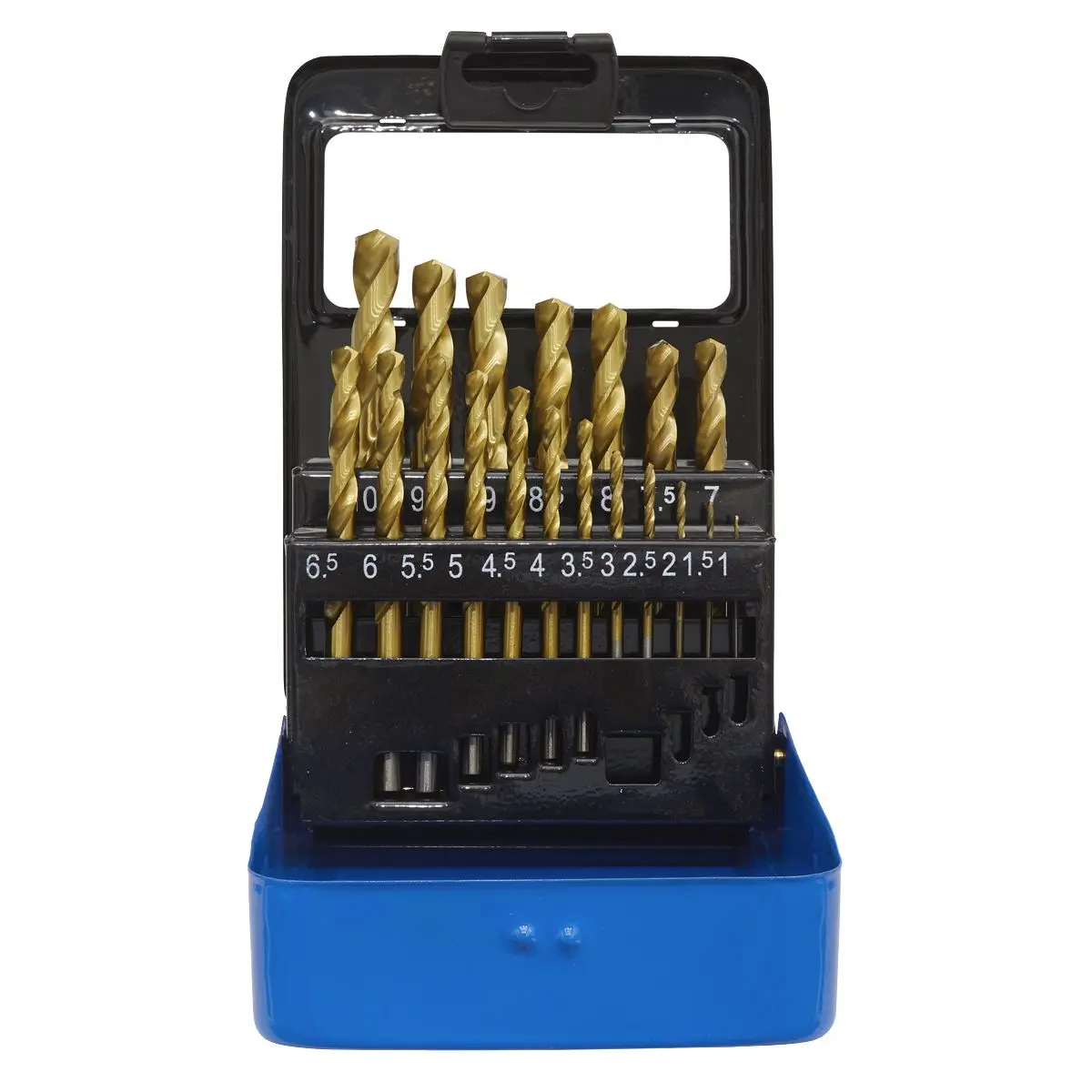 Sealey 19 Piece HSS Fully Ground Drill Bit Set DIN 338 1-10mm Metric - Image 3