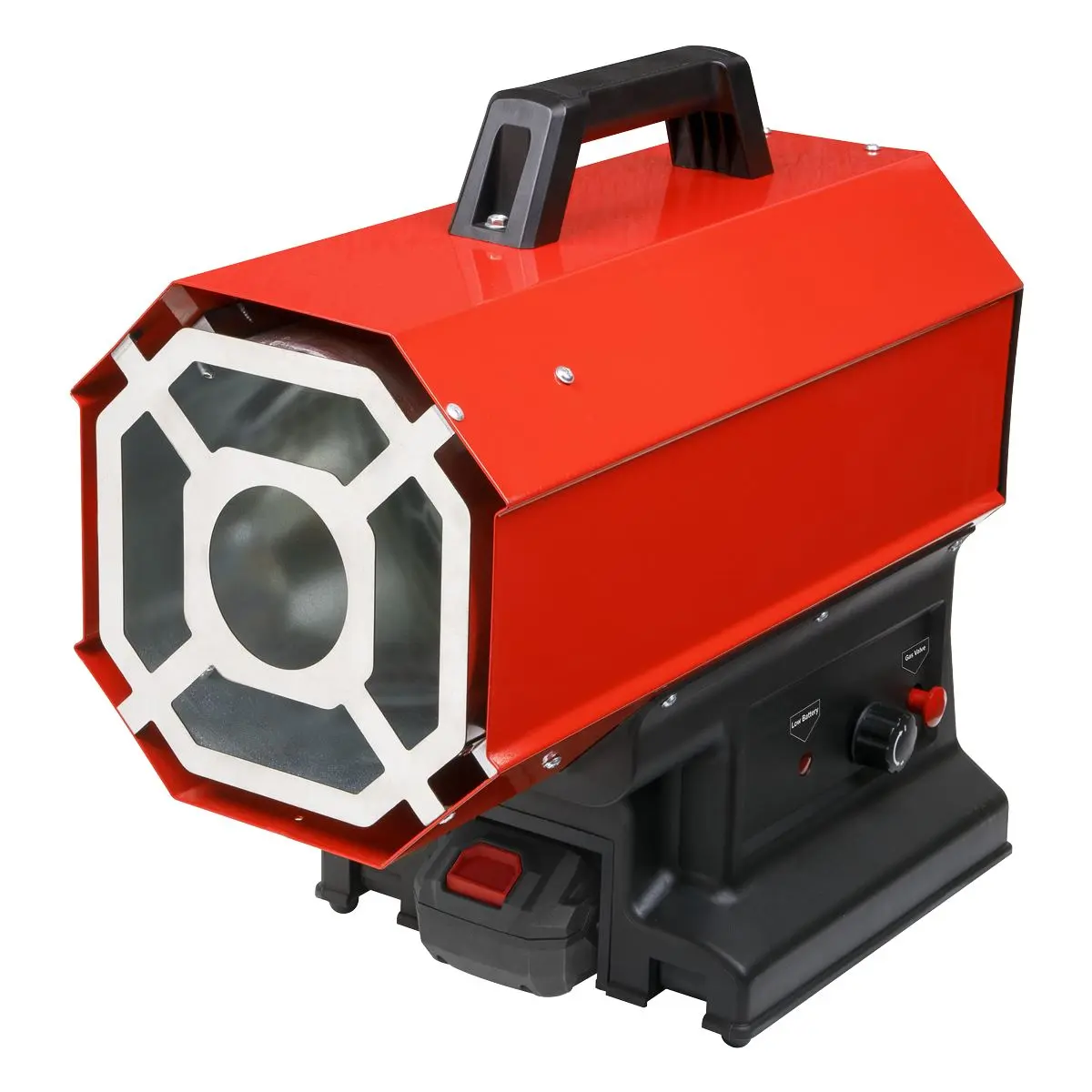 Sealey 230V Space Warmer® Propane Heater 30,000-68,000Btu/hr (9-20kW) with 20V 4Ah Kit - Image 10