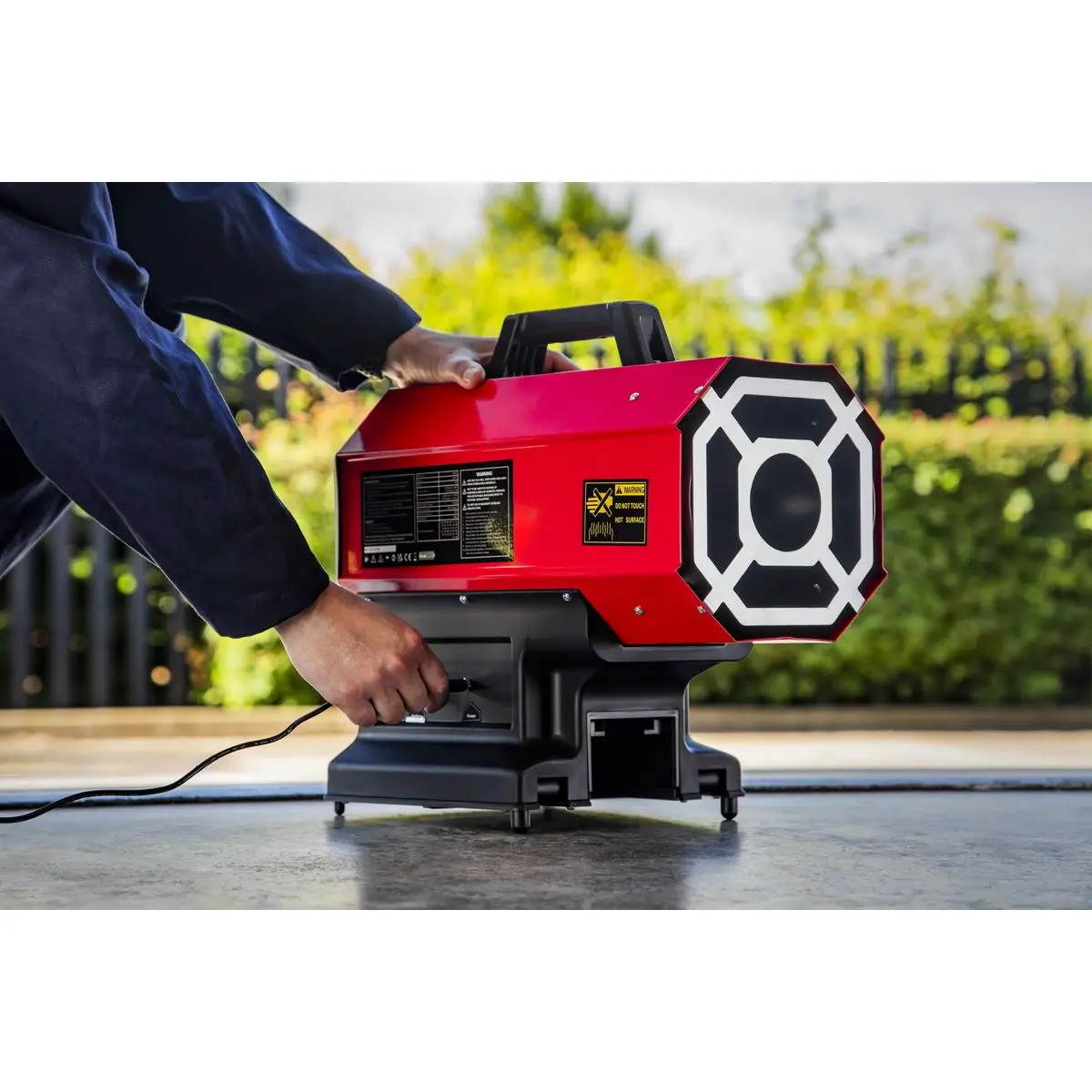 Sealey 230V with Cordless Option Space Warmer® Propane Heater 30,000-68,000Btu/hr (9-20kW) - Image 12