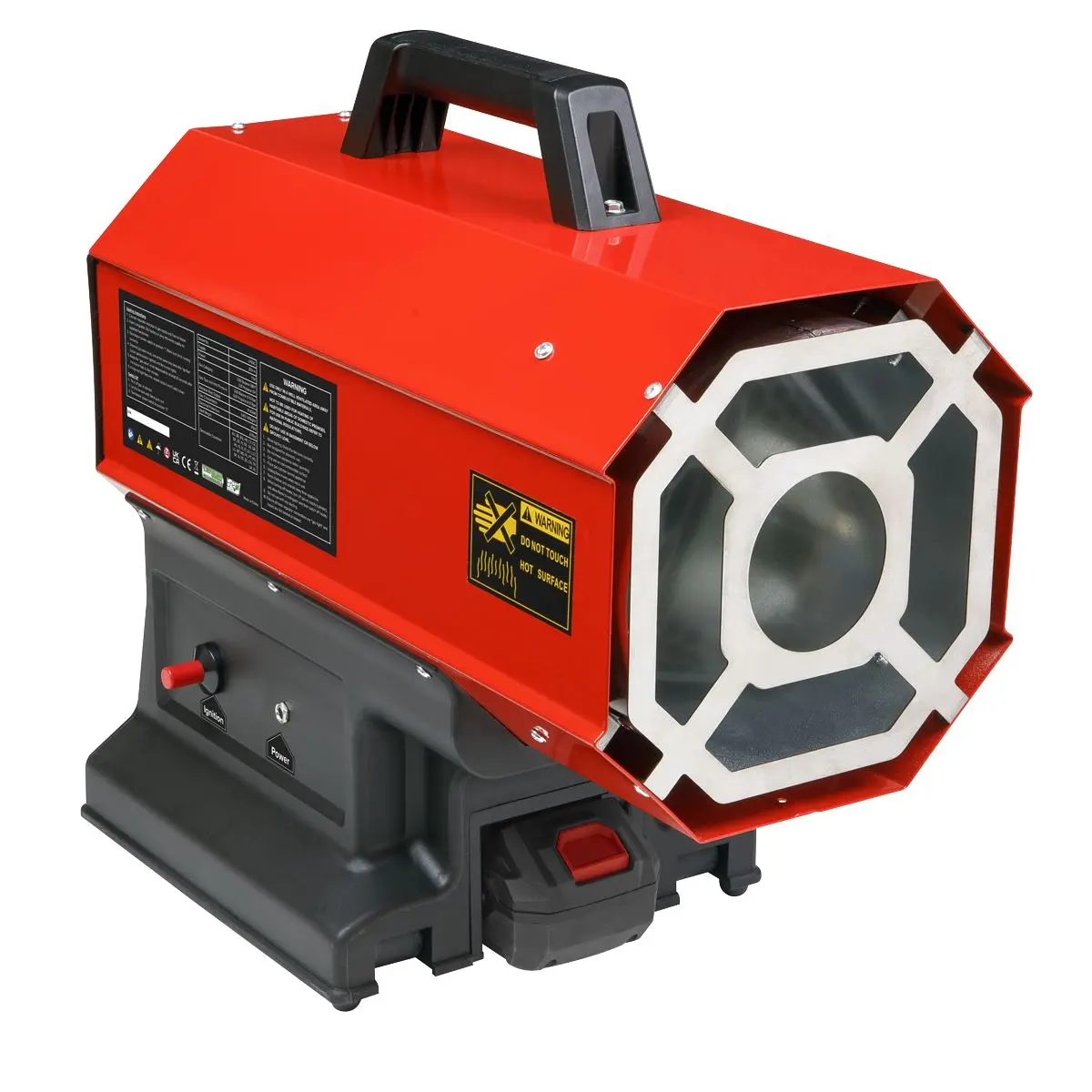 Sealey 230V with Cordless Option Space Warmer® Propane Heater 30,000-68,000Btu/hr (9-20kW) - Image 4