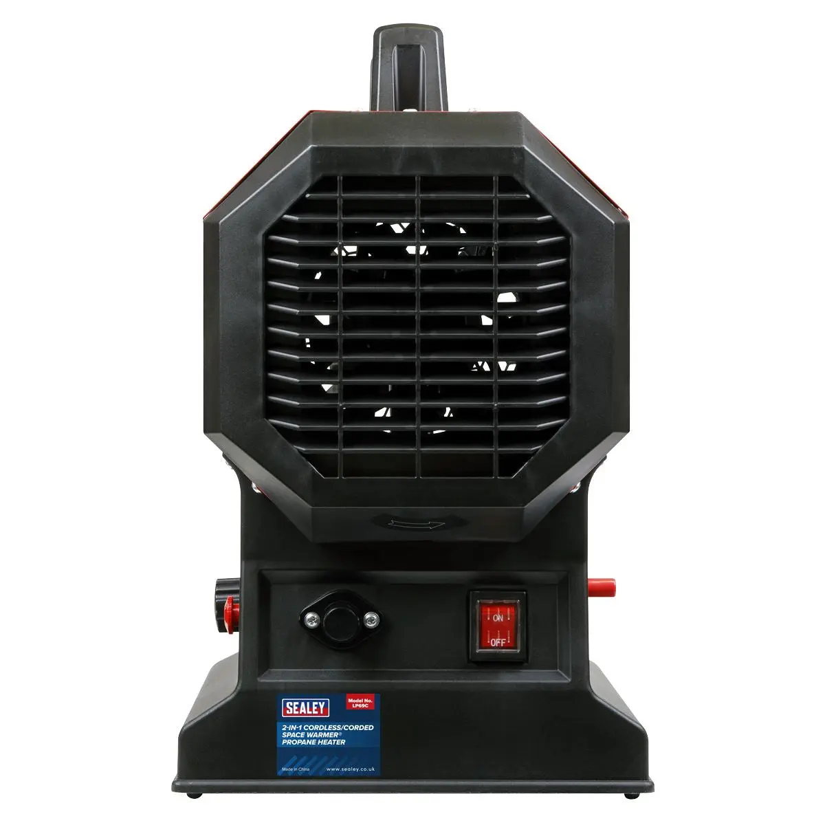 Sealey 230V with Cordless Option Space Warmer® Propane Heater 30,000-68,000Btu/hr (9-20kW) - Image 8