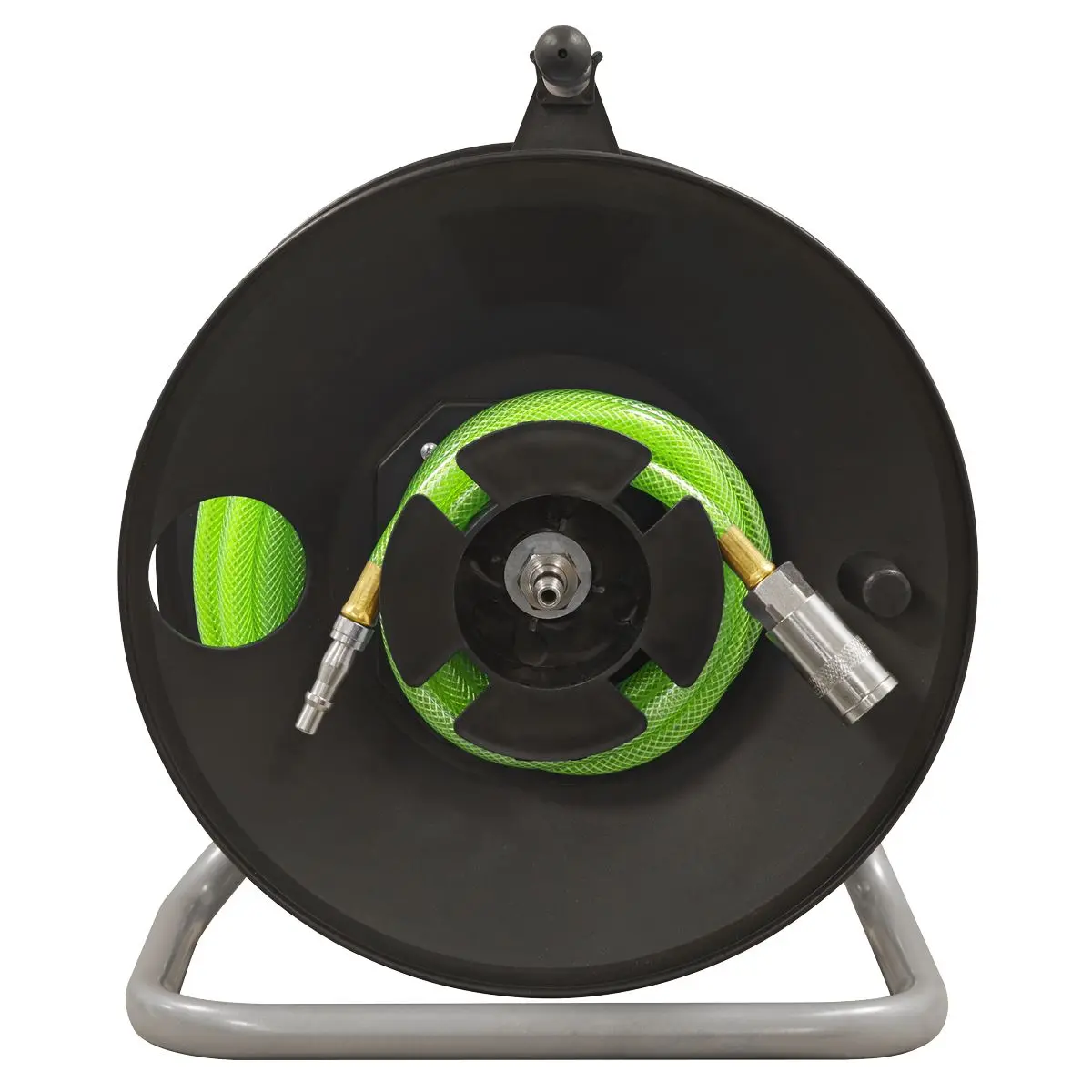 Sealey 20m Portable Manual Air Hose Reel 6mm ID - Image 2
