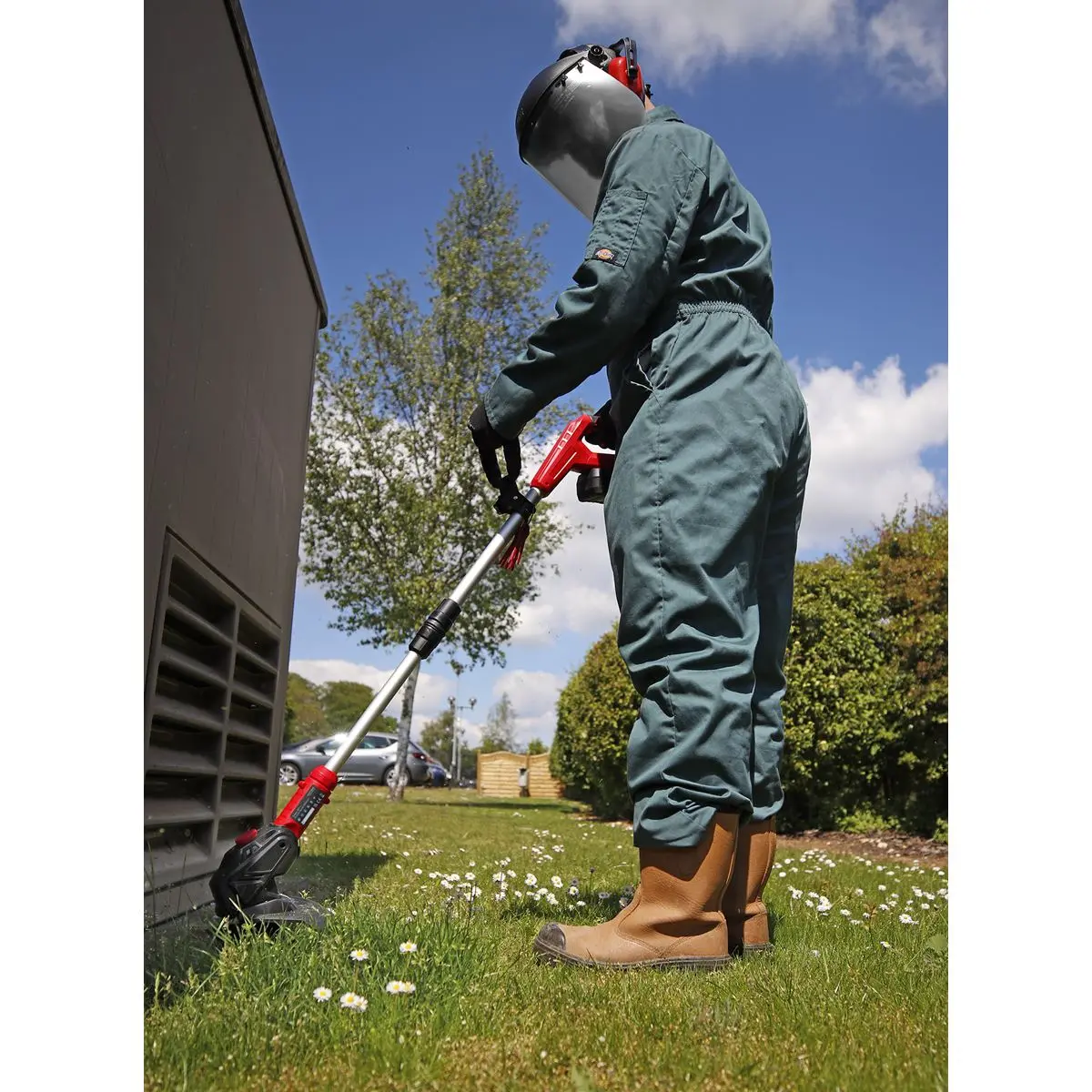 Sealey Strimmer Cordless 20V SV20 Series with 4Ah Battery & Charger - Image 3