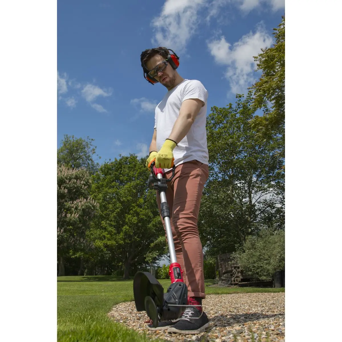 Sealey Strimmer Cordless 20V SV20 Series with 4Ah Battery & Charger - Image 4