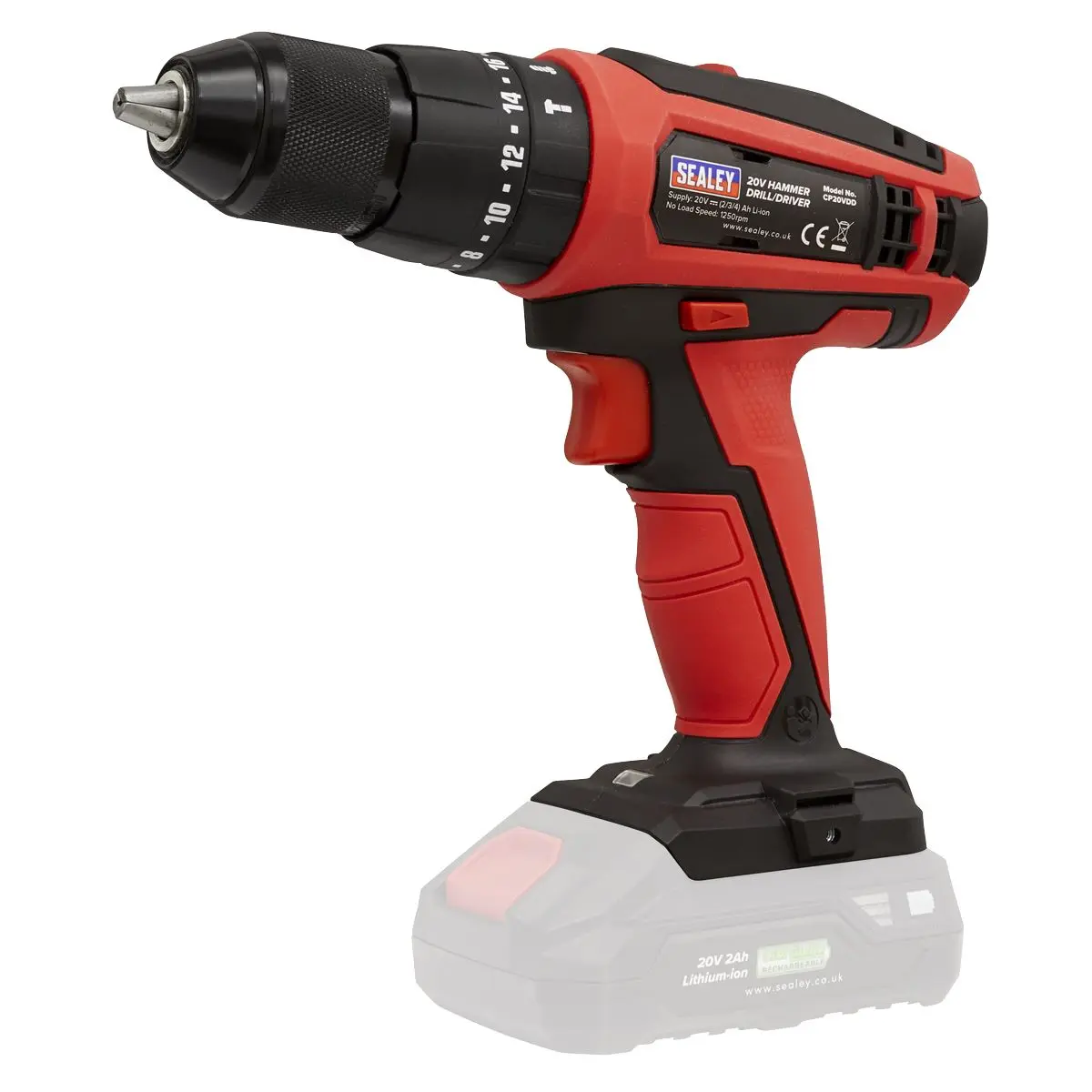Sealey 5 x 20V SV20 Series Cordless Tool Combo - 2 Batteries - Image 10