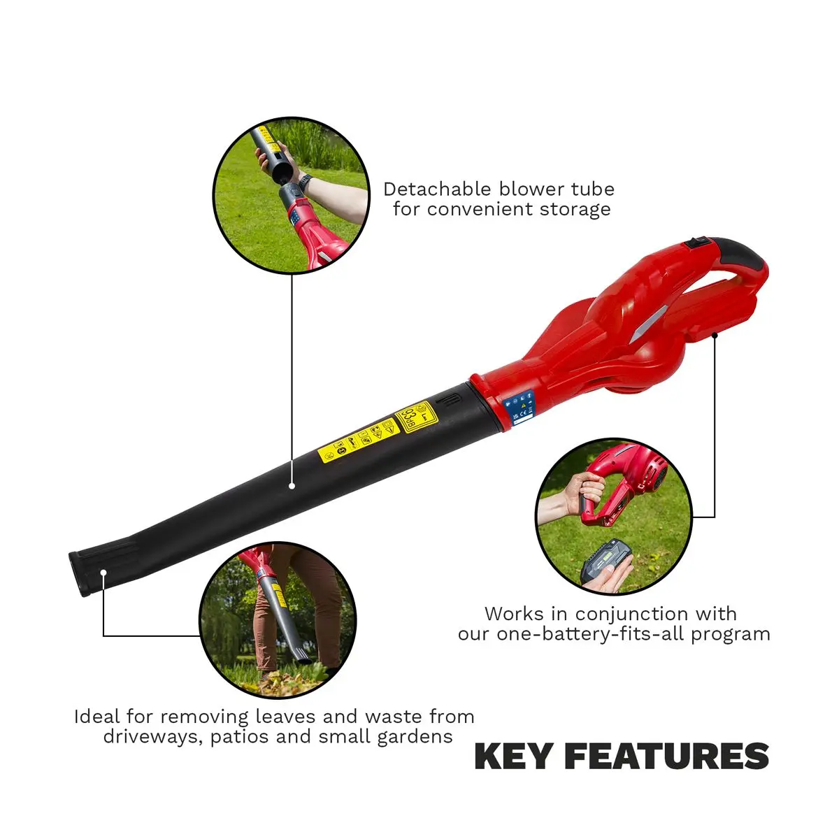 Sealey 20V Cordless Leaf Blower Body Only - Image 4