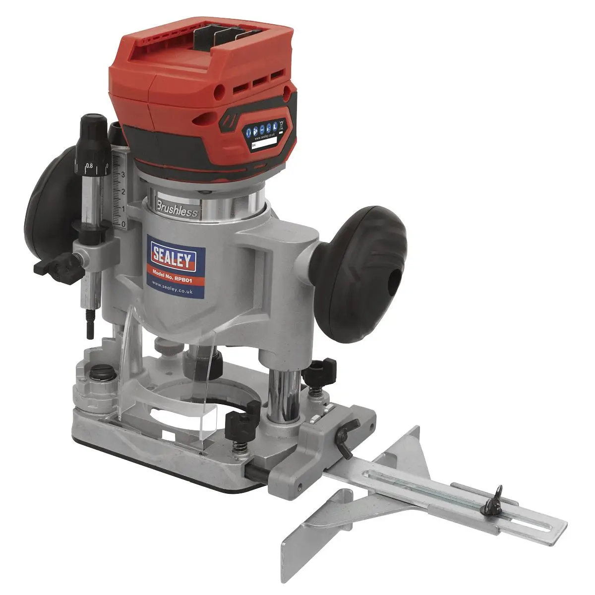 Sealey 20V SV20 Series Cordless Trimming Router Kit - 2 Batteries - Image 3