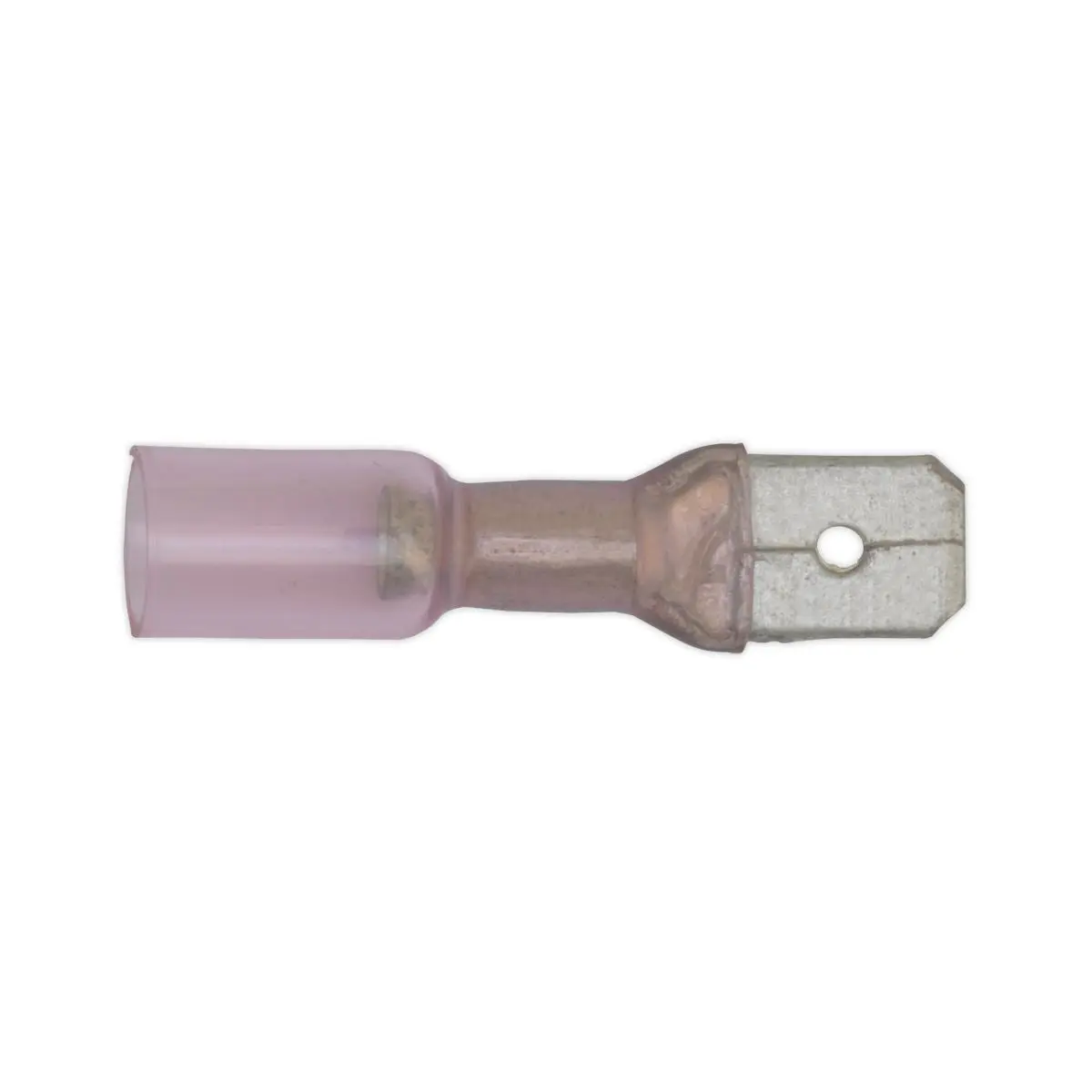 Sealey 25 Pack 6.3mm Red Heat Shrink Push On Male Terminal