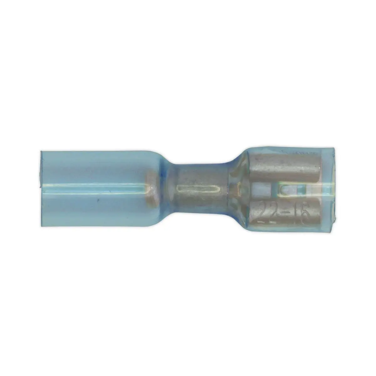 Sealey 25 Pack 6.4mm Blue Heat Shrink Push On Female Terminal