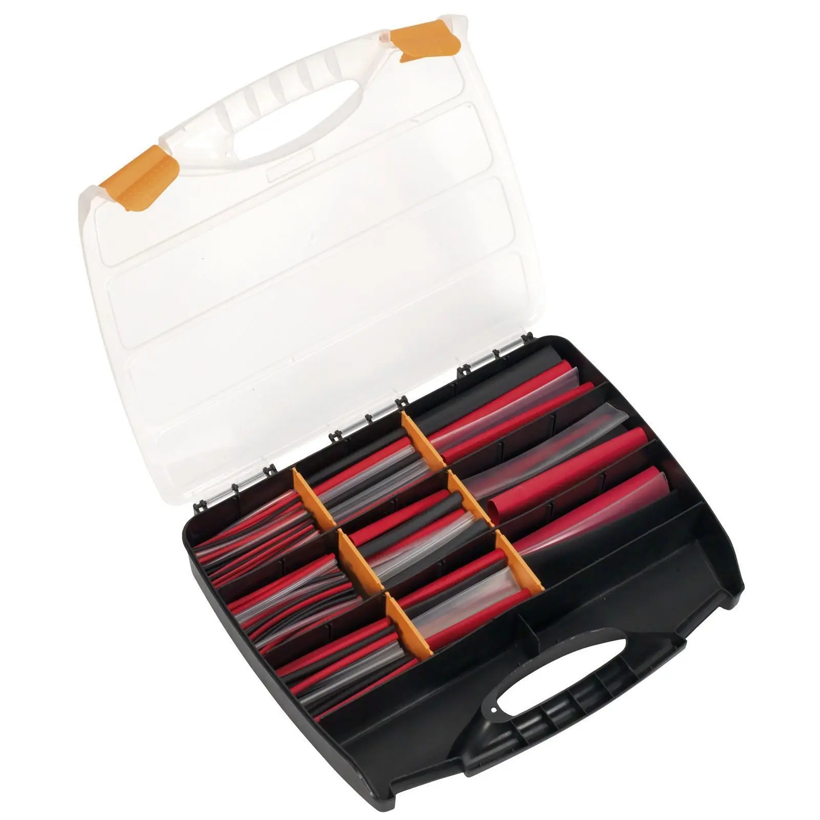 Sealey 261 Piece Mixed Heat Shrink Tubing Assortment in Case Large Storage Wrap - Image 2