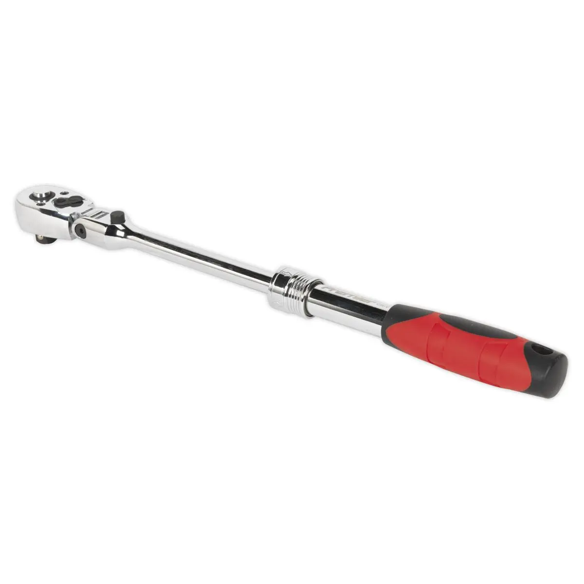 Sealey 3/8" Flexi-Head Extendable Ratchet Handle Socket Wrench 72 Tooth - Image 5