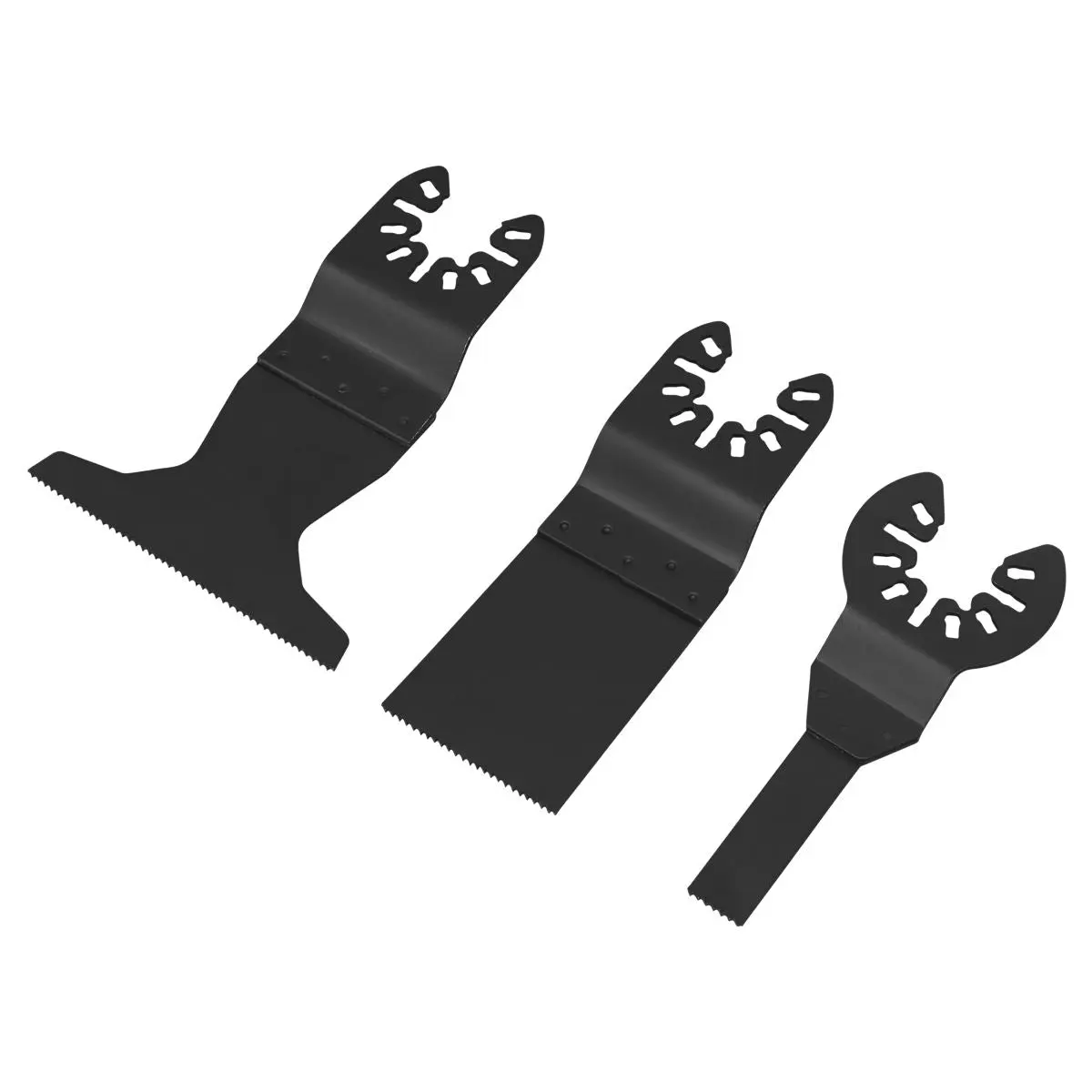 Sealey 3 Piece Quick Change Multi Tool Cutting Blade Set Saw Blade Bi-Metal - Image 2