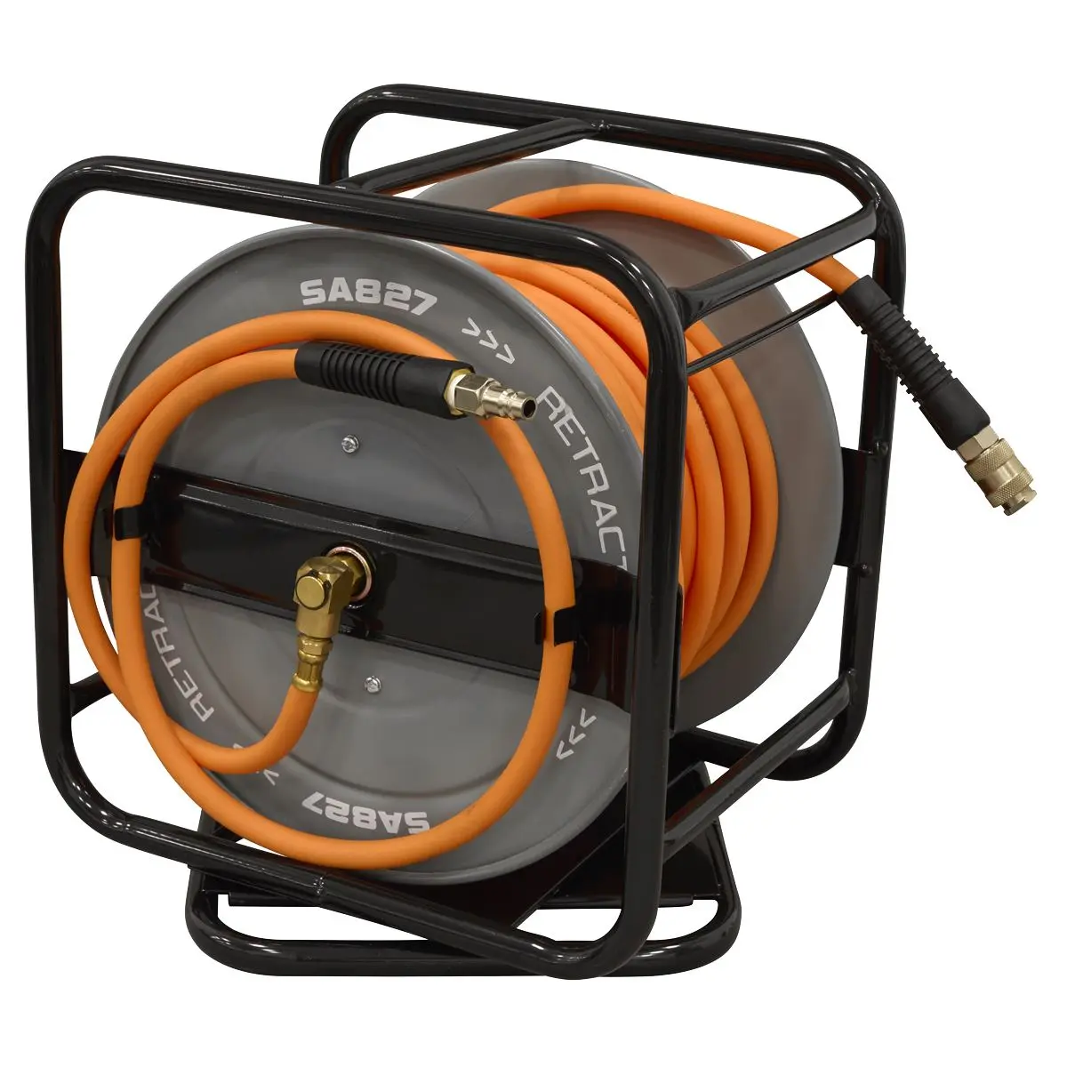 Sealey 30m Swivel Air Hose Reel 6mm ID - Image 3