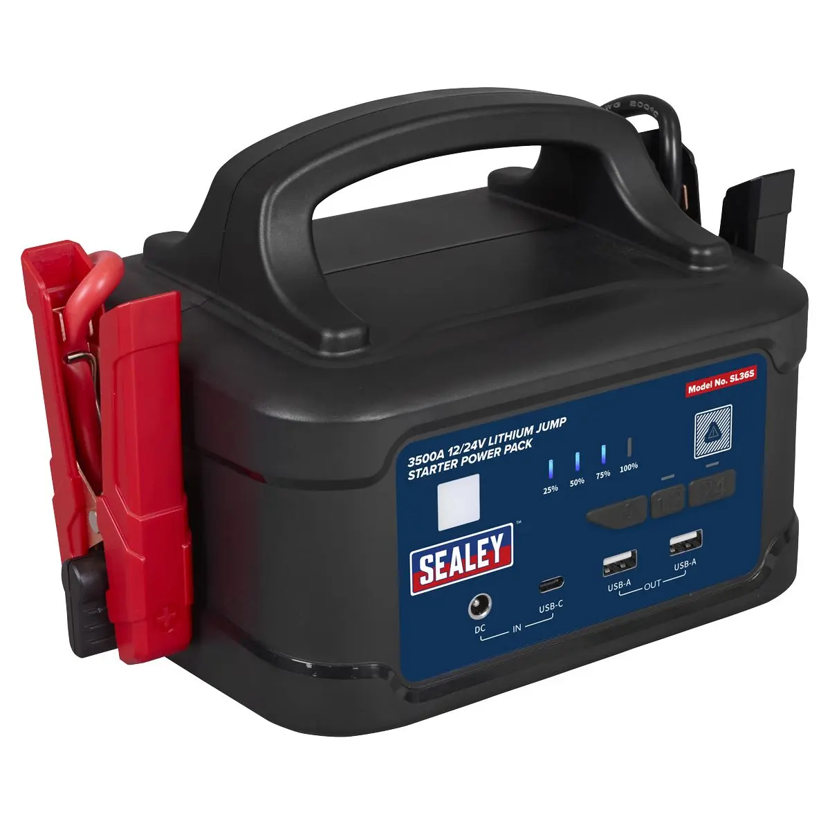 Sealey 3500A 12/24V Lithium Jump Starter Power Pack