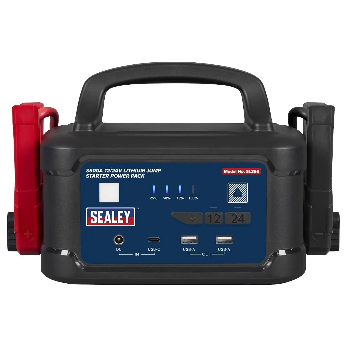 Sealey 3500A 12/24V Lithium Jump Starter Power Pack - Image 10