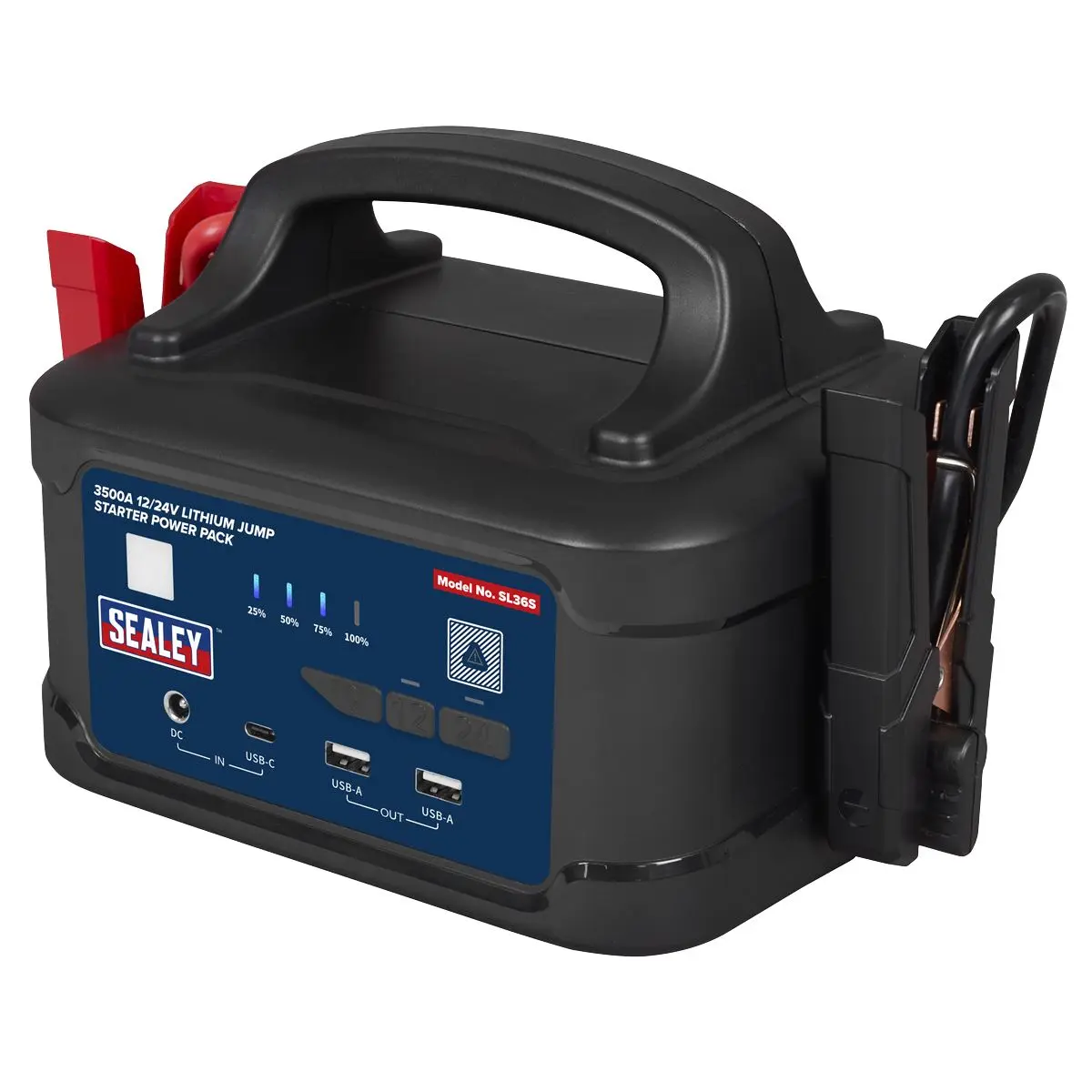 Sealey 3500A 12/24V Lithium Jump Starter Power Pack - Image 8