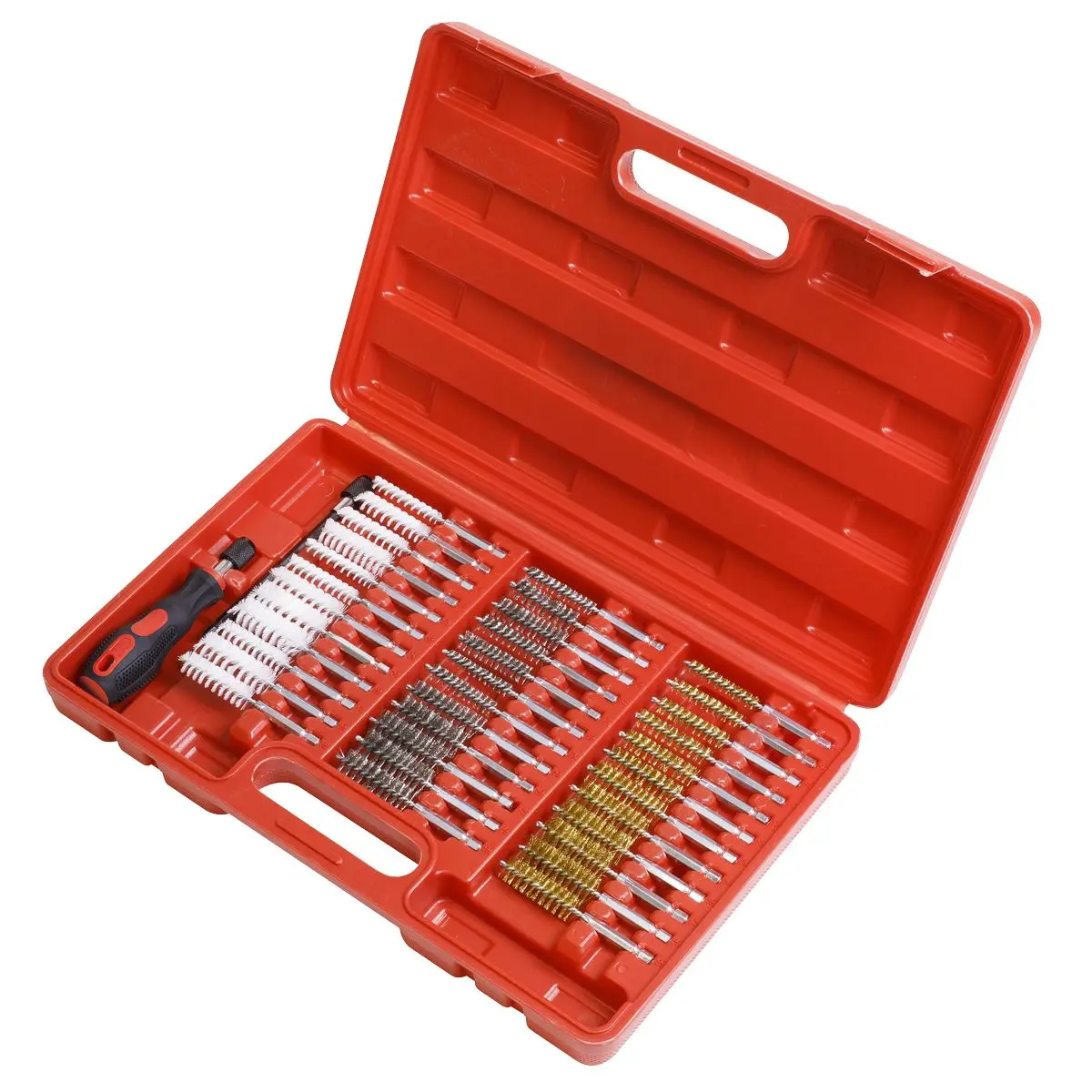 Sealey 38pc Cleaning Brush Set Injector Bore - Image 12