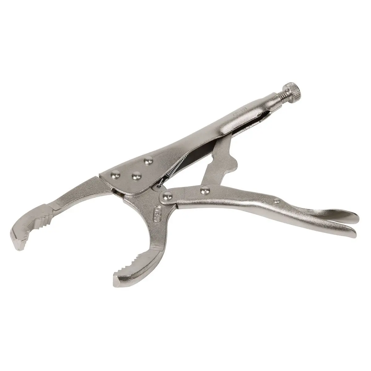 Sealey Ø45-130mm Oil Filter Locking Pliers - Angled - Image 6