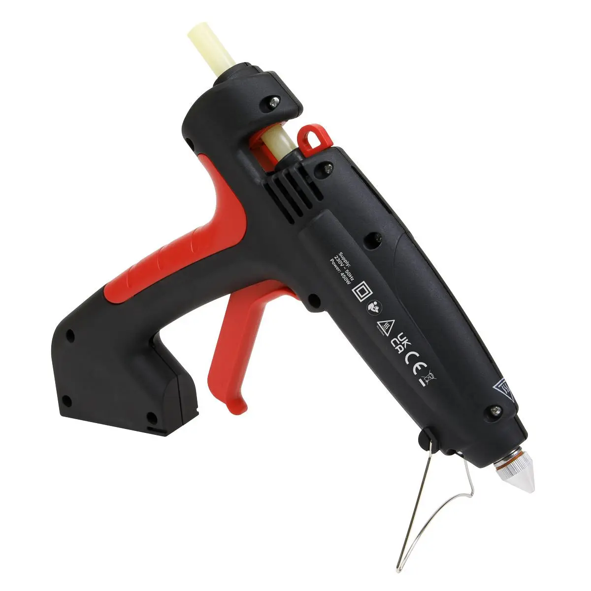 Sealey 450W Corded/Cordless Professional Glue Gun 230V Hobby Craft - Image 5