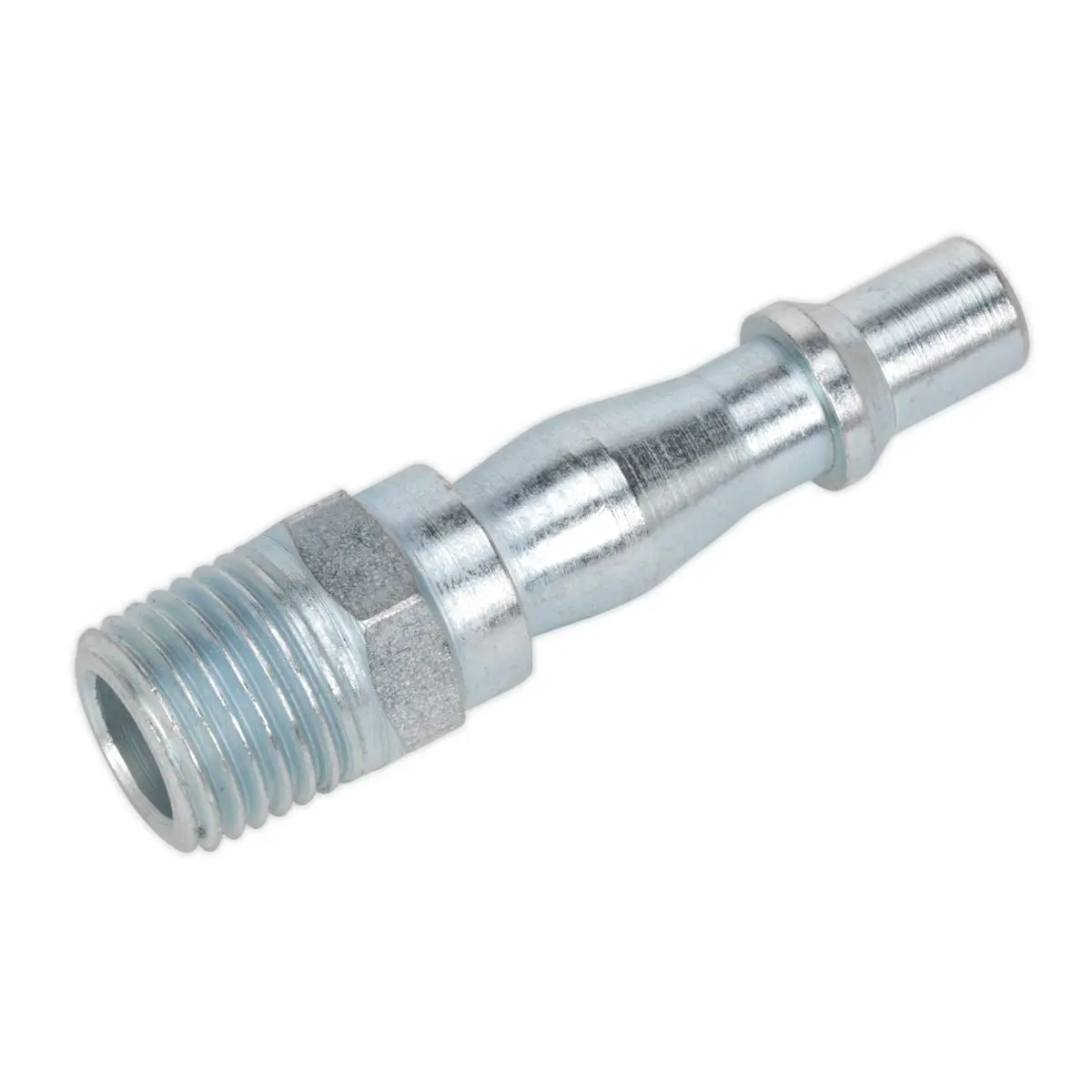 Sealey 5 Pack 1/4" BSPT Male Screwed Bayonet Adaptor Air Line Fitting Connector - Image 2