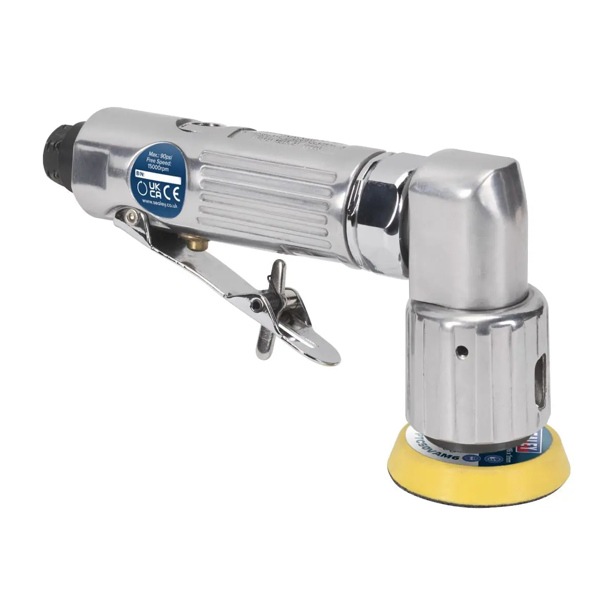 Sealey 50mm Mini Disc Air Orbital Sander - Image 3