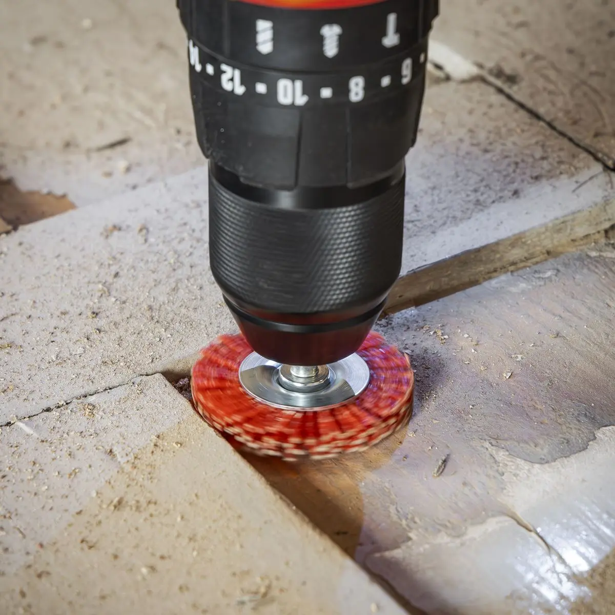 Sealey 50mm Nylon Filament Circular Brush with 6mm Shaft - Image 4
