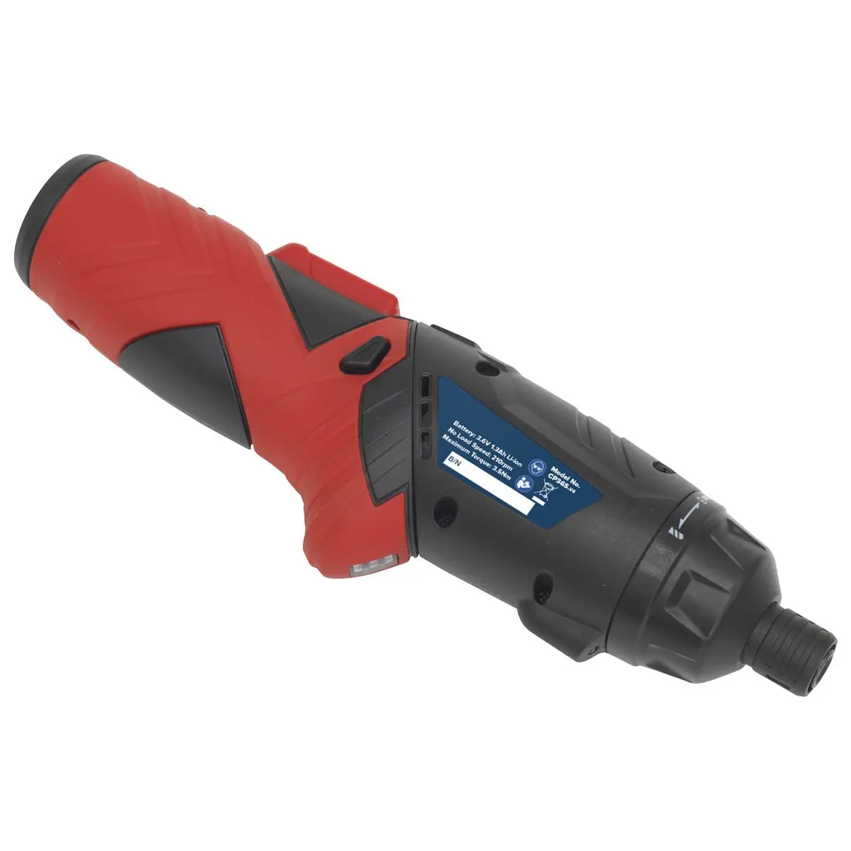 Sealey 53 Piece Cordless Screwdriver Set 3.6V Lithium-Ion - Image 12