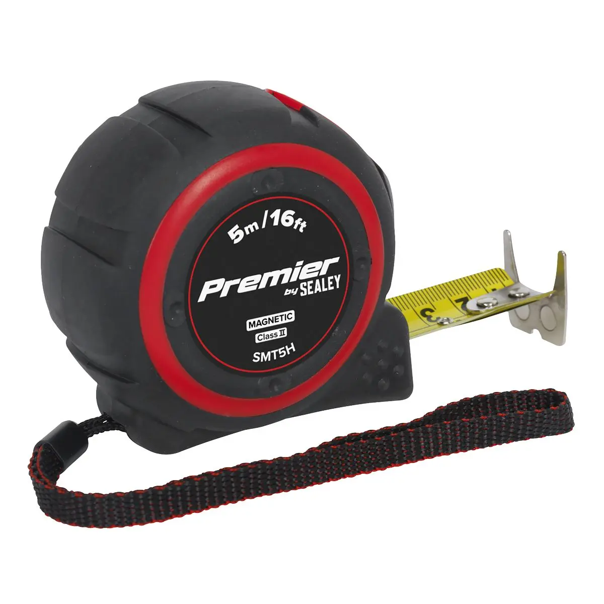 Sealey 5m or 8m Heavy Duty Tape Measure Rubber Body - Image 8