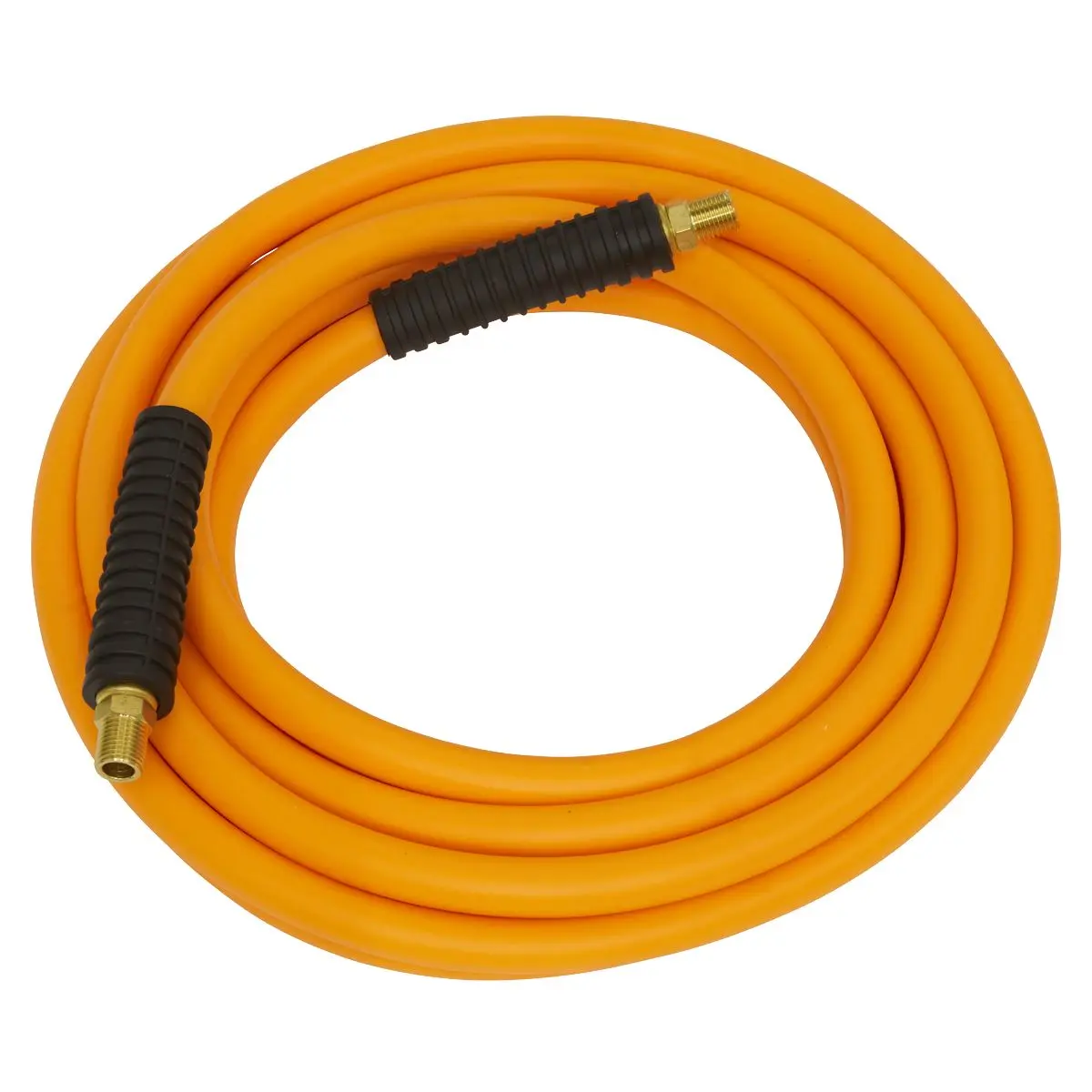 Sealey High-Visibility Hybrid Air Hose with 1/4"BSP Unions 5m x 8mm