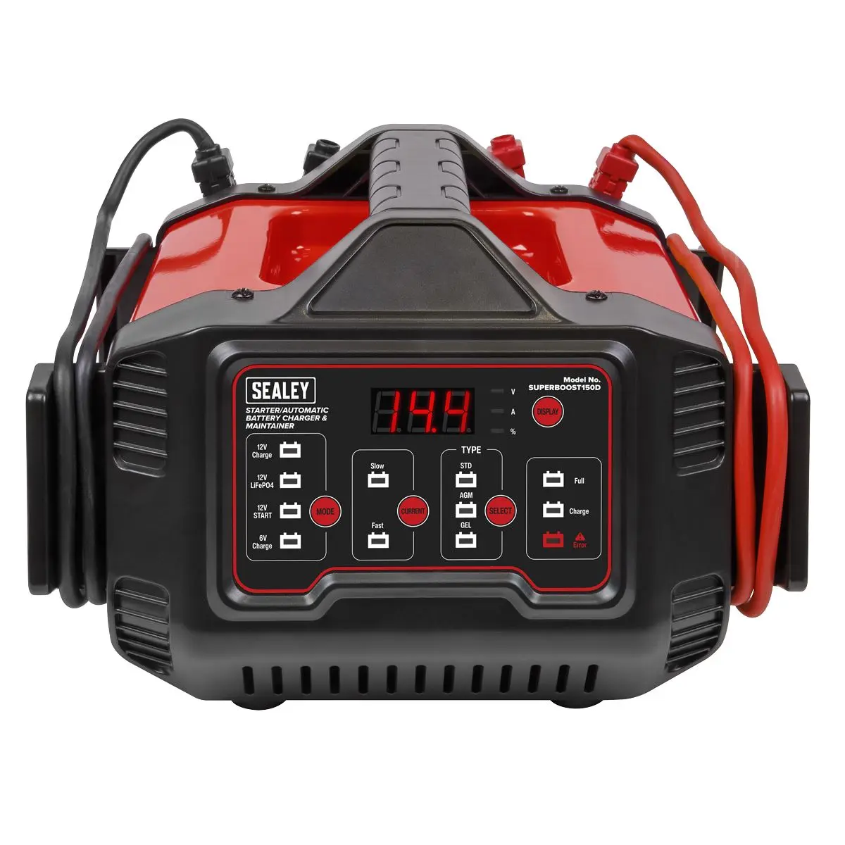Sealey 6/12V 150A Starter/15A Automatic Battery Charger & Maintainer - Image 3