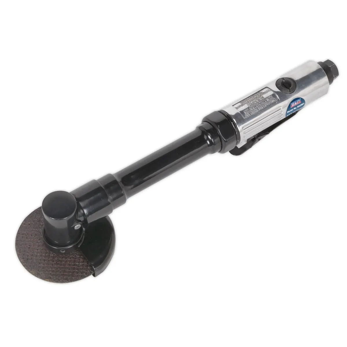 Sealey 75mm Long Reach Air Angle Cut Off Cutting Tool Air Grinder Saw 1/4" BSP - Image 4