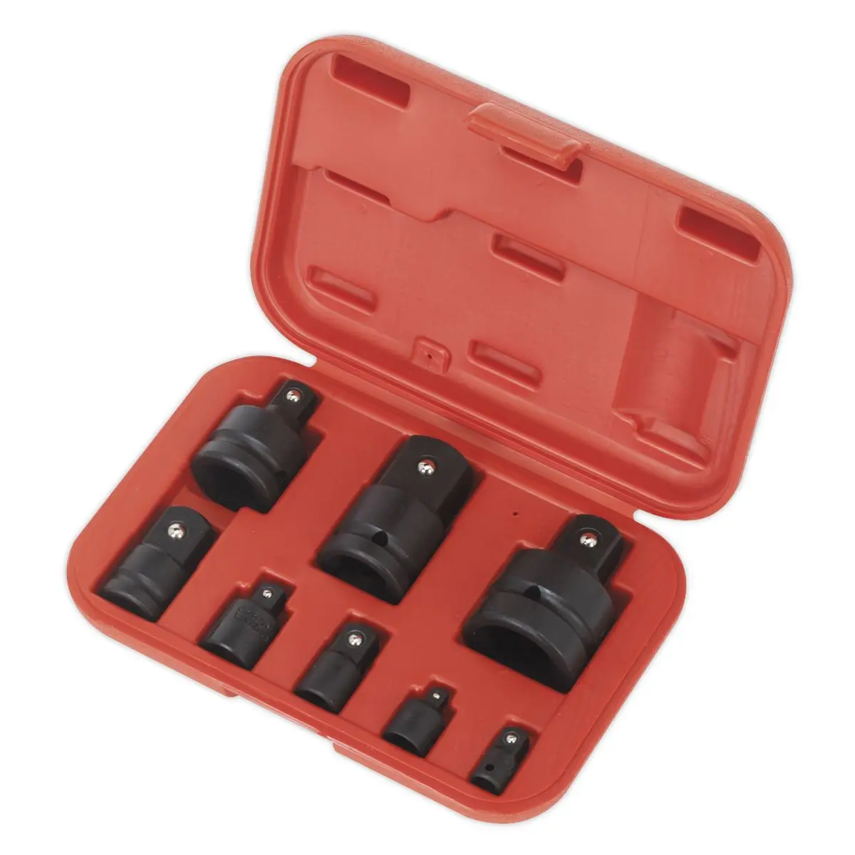 Sealey 8 Piece Impact Socket Adaptor Reducer Set 1/4" 3/8" 1/2" 3/4" 1 - Image 5