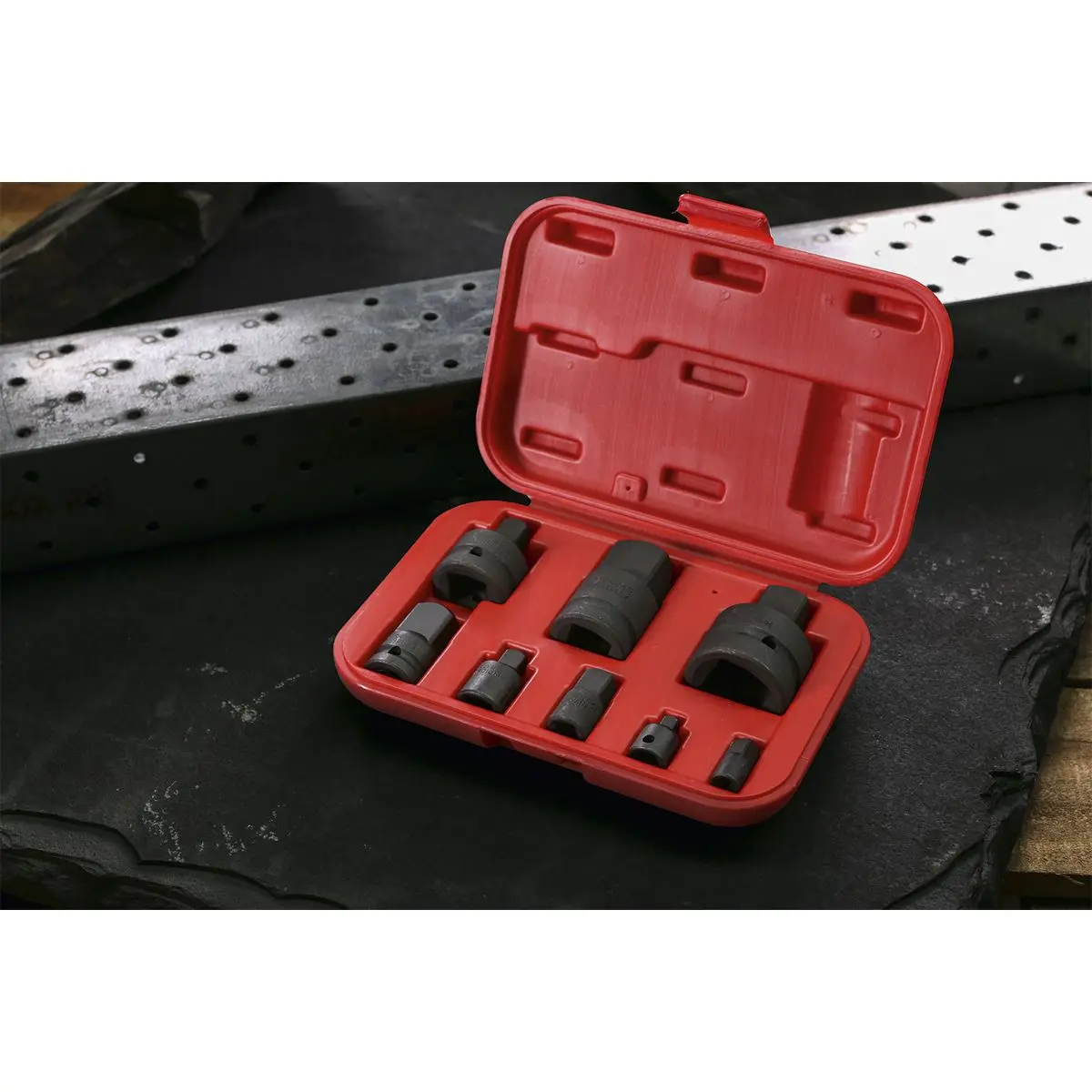 Sealey 8 Piece Impact Socket Adaptor Reducer Set 1/4" 3/8" 1/2" 3/4" 1 - Image 6