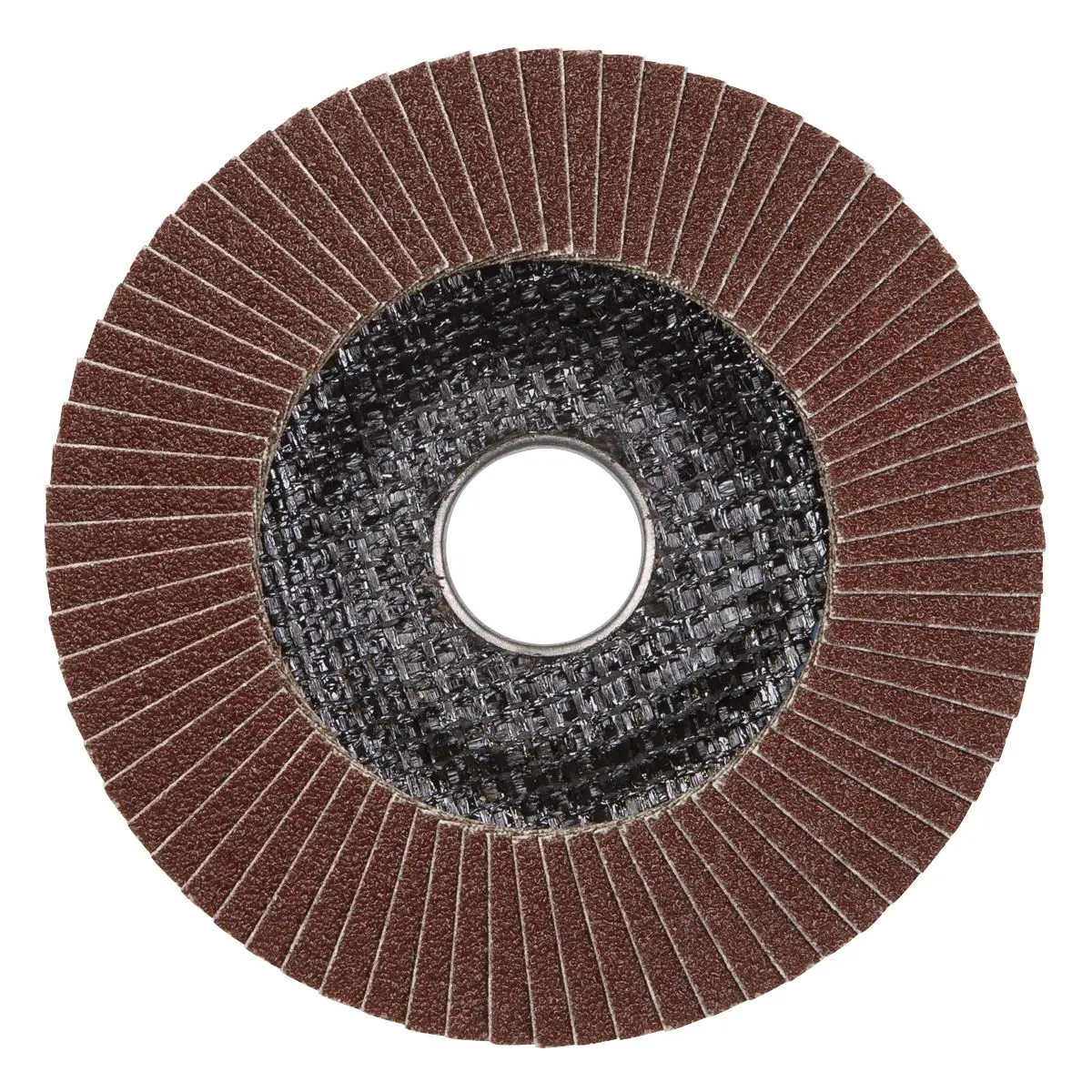 Sealey 80Grit Flap Discs Aluminium Oxide Ø115mm Ø22mm Bore - Pack of 10 - Image 3